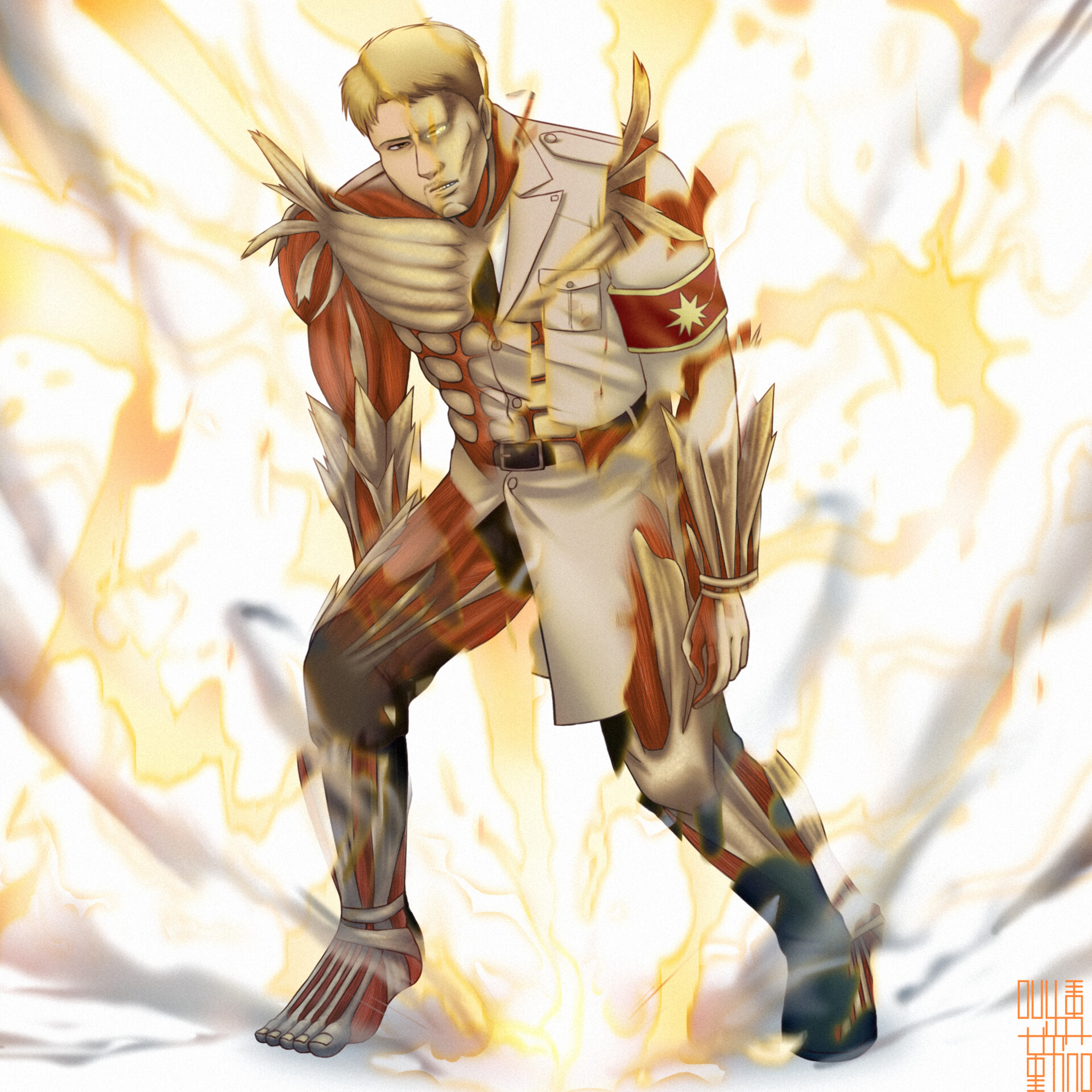 ArtStation Reiner why won't you let me die Attack on Titan S4