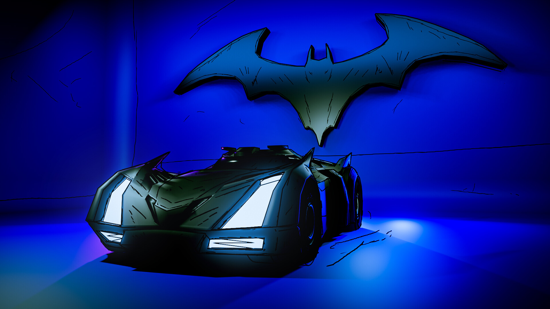 ArtStation - Batmobile (Telltale version)