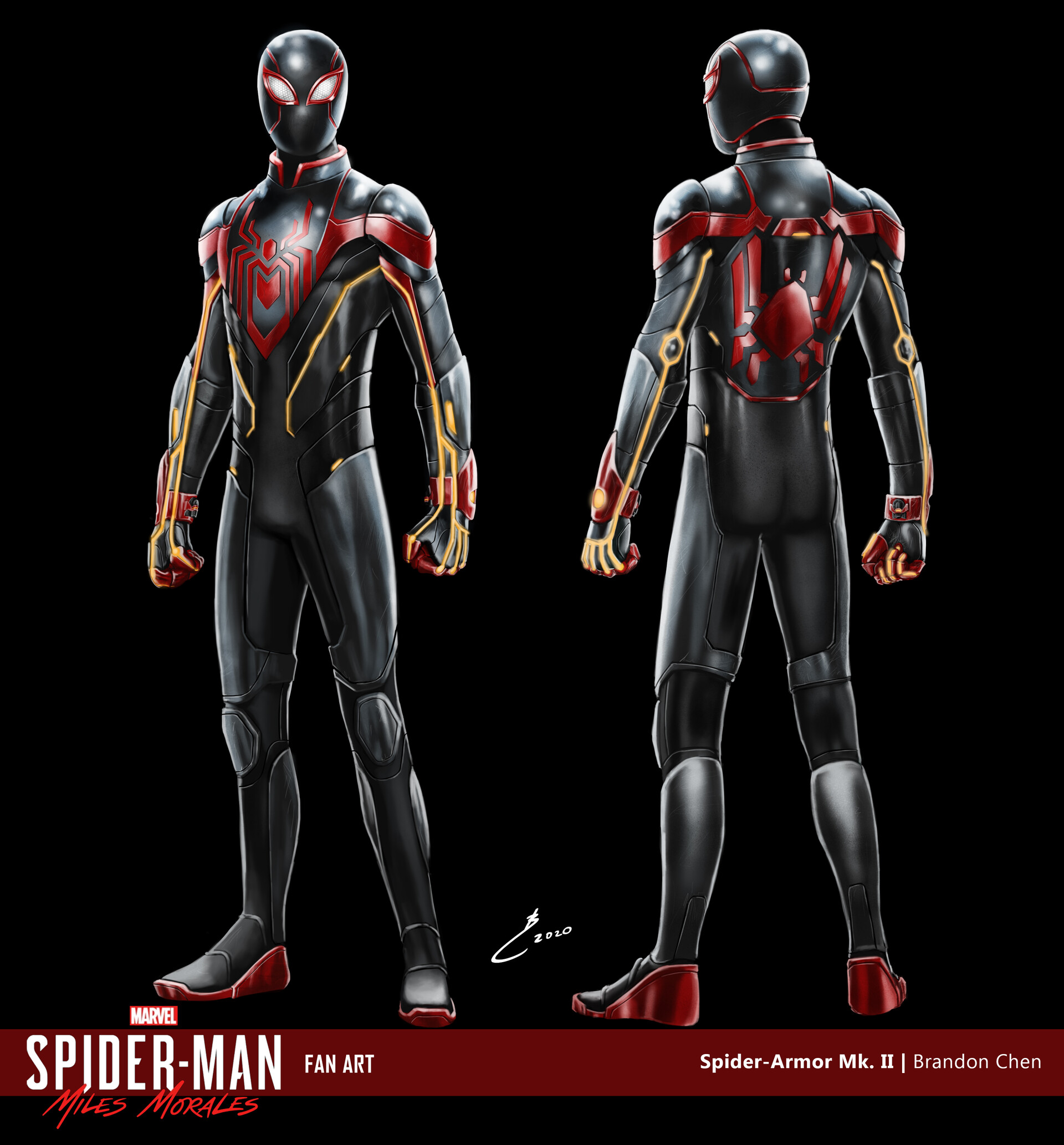 ArtStation Miles Morales SpiderArmor Mk. II Concept