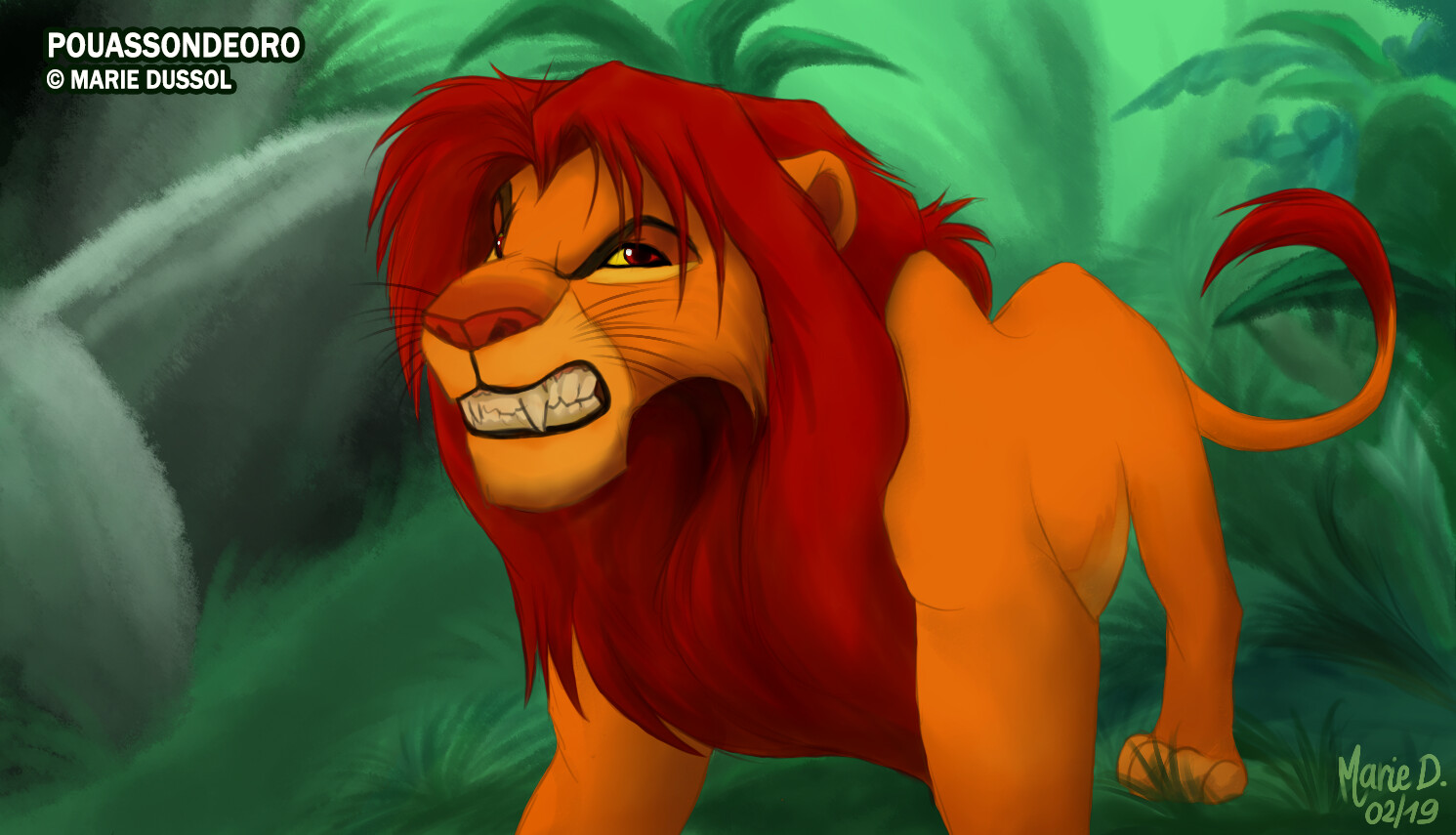 ArtStation Simba Friends in need