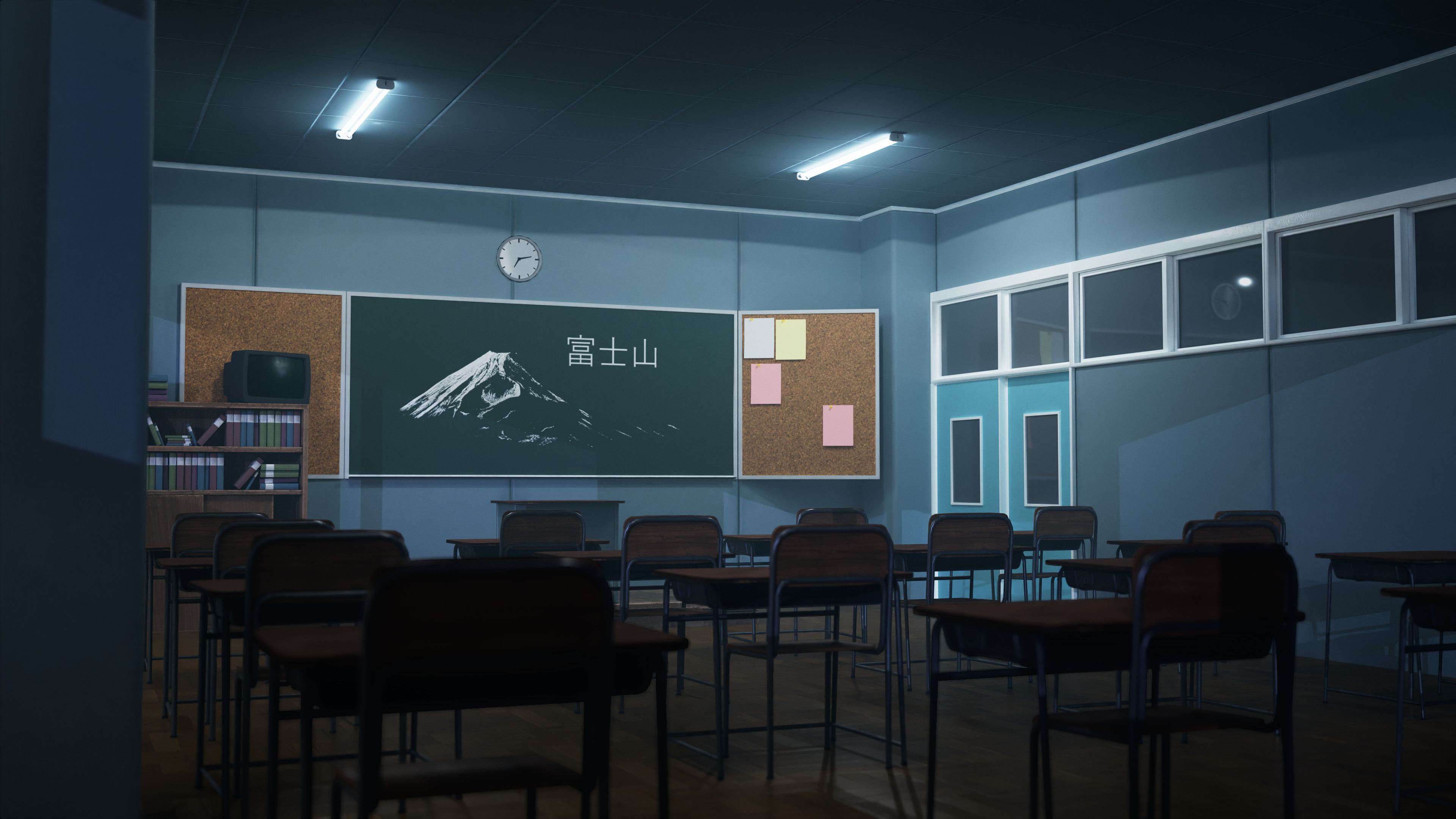 ArtStation - Japanese Classroom
