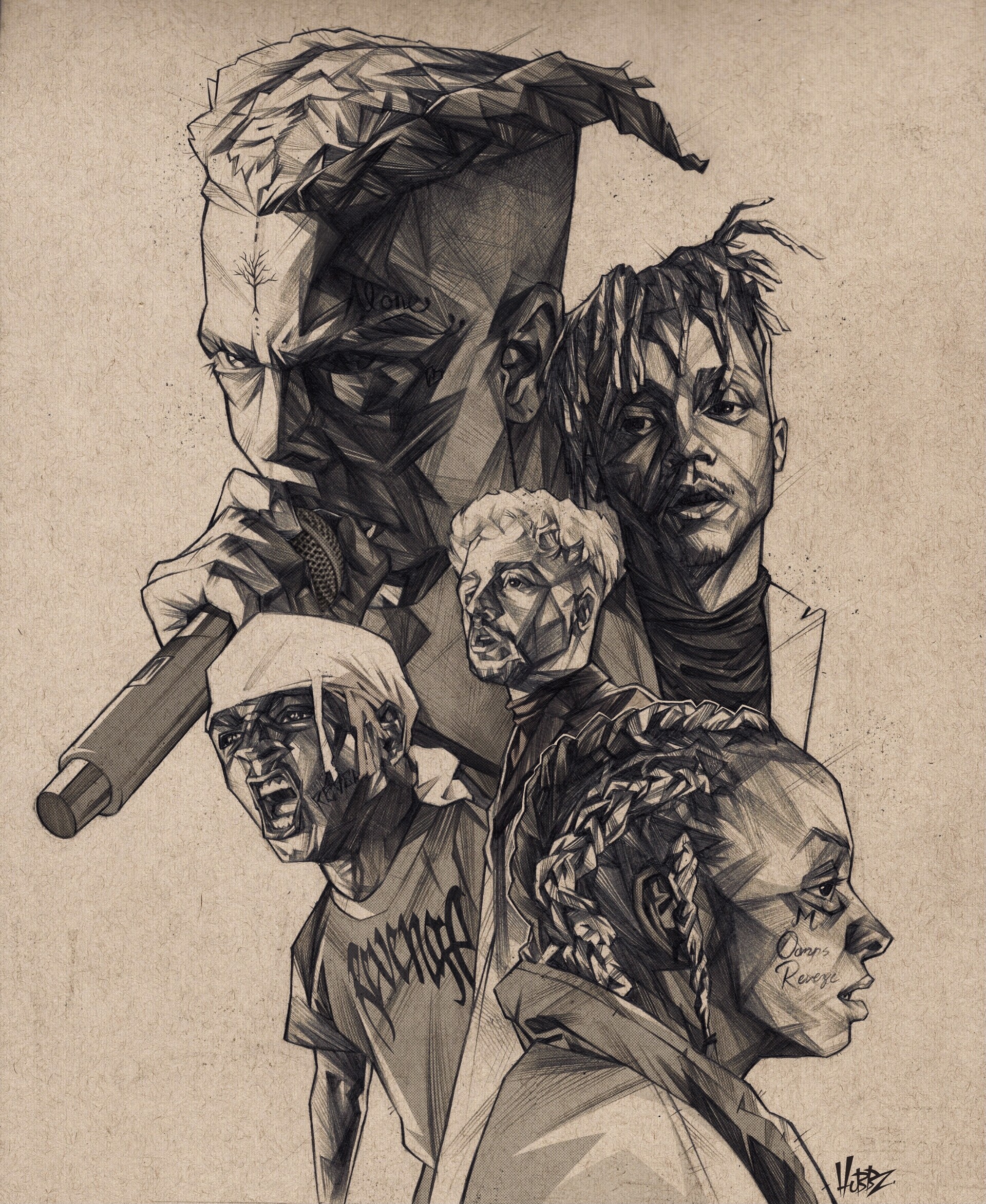 Artstation Revenge Xxxtentacion Juice Wrld Ski Mask Trippie Redd Dj Scheme Hubbz