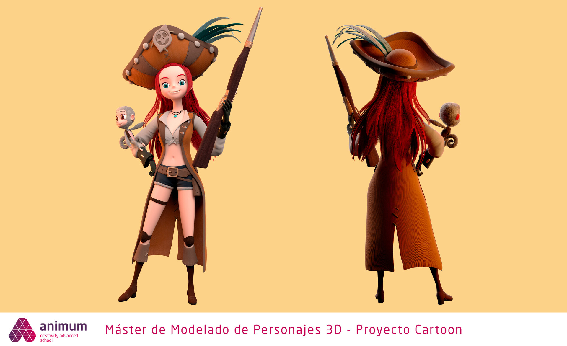 ArtStation - Pirate Girl - Cartoon Character