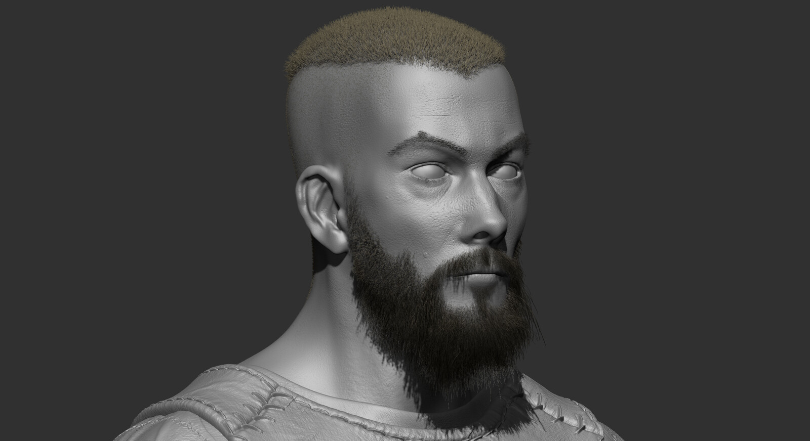 ZBrush alternate groom renders with fibermesh