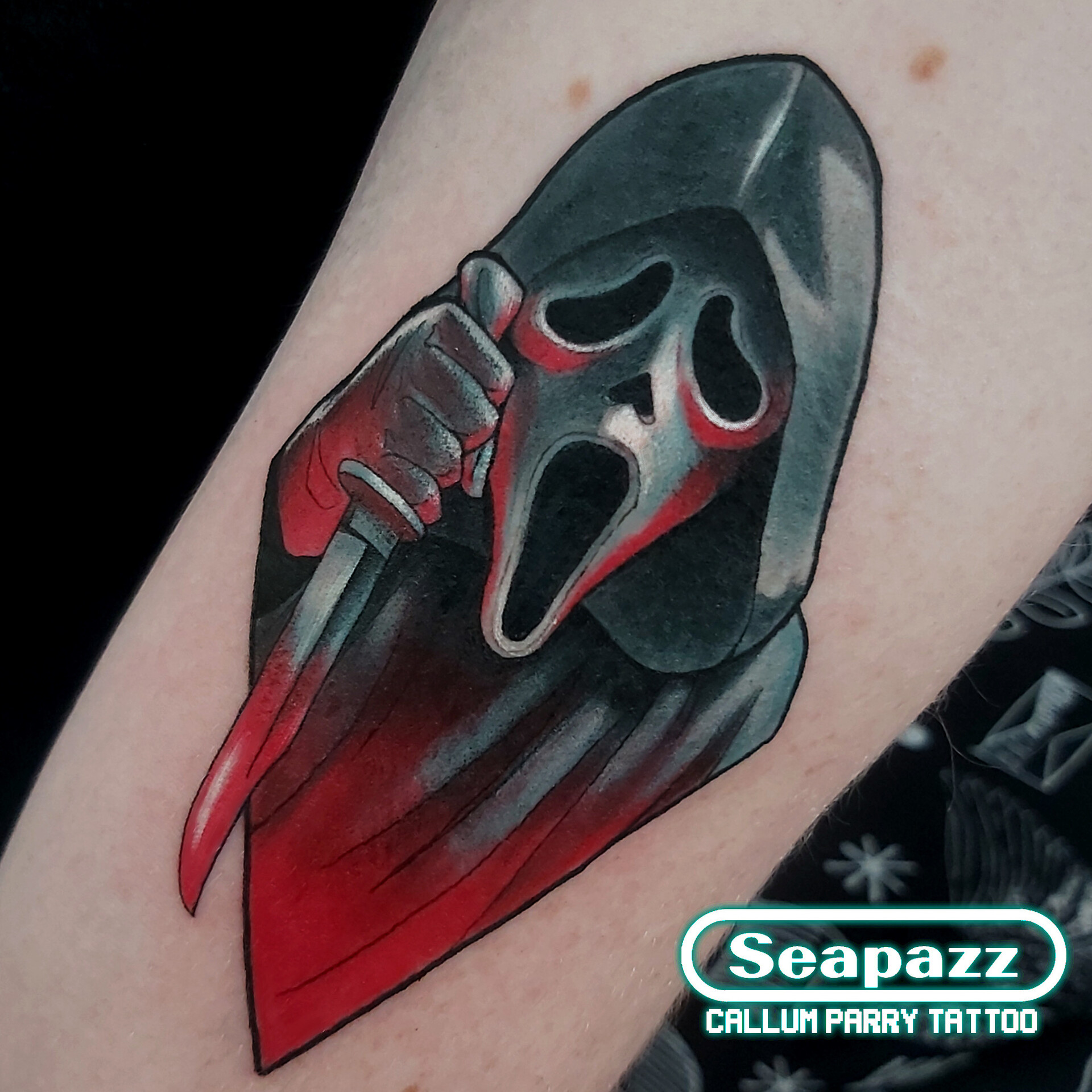 Top more than 65 traditional ghostface tattoo best in.cdgdbentre
