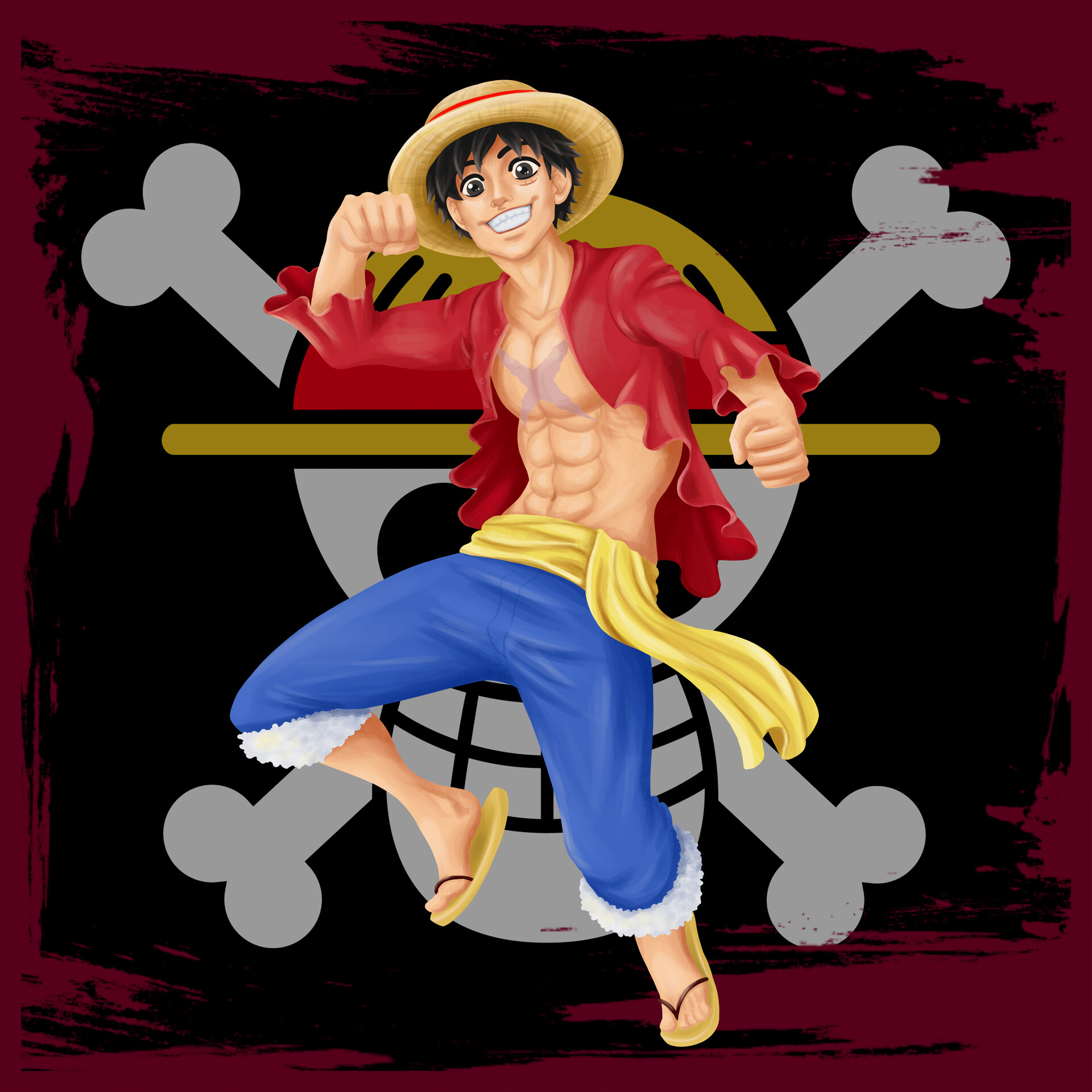 ArtStation Straw Hat Crew Captain Luffy