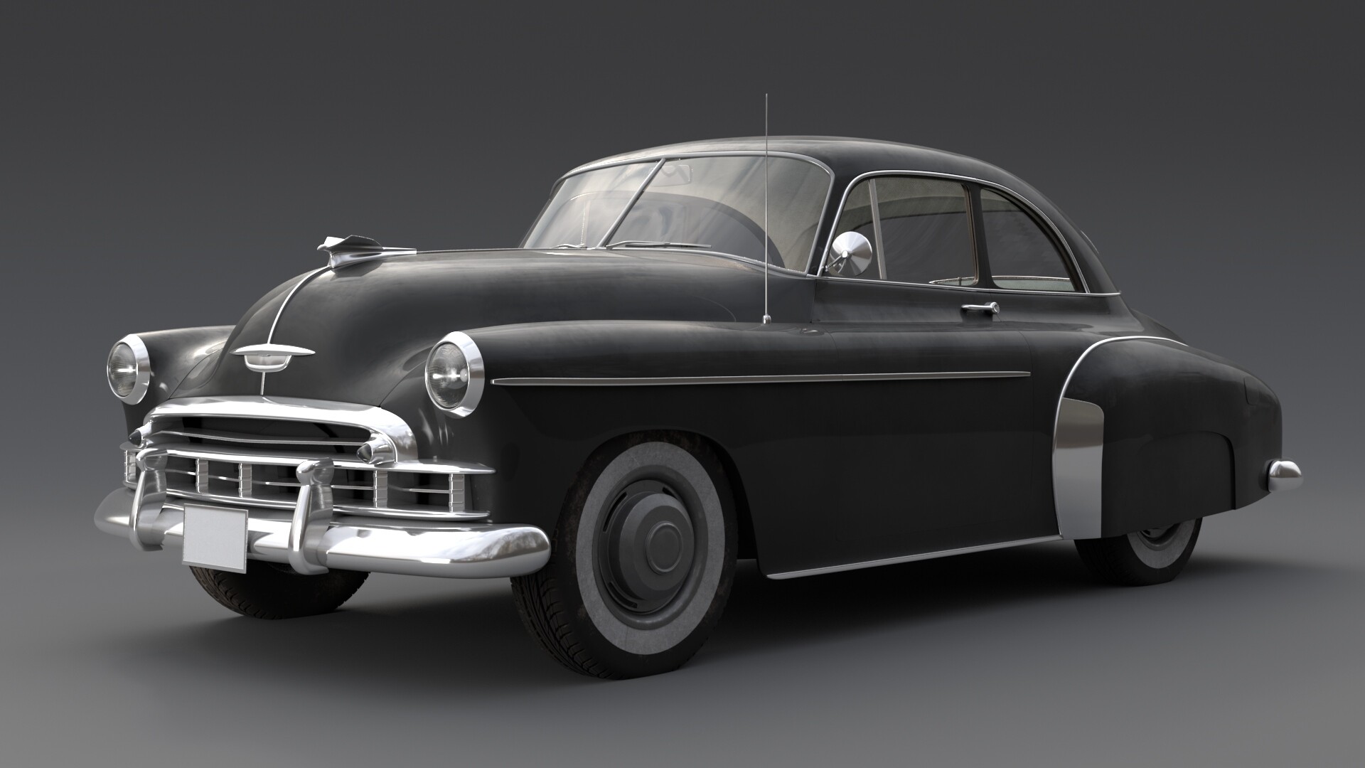 ArtStation - Chevrolet Styleline Deluxe Sport Coupe 1950