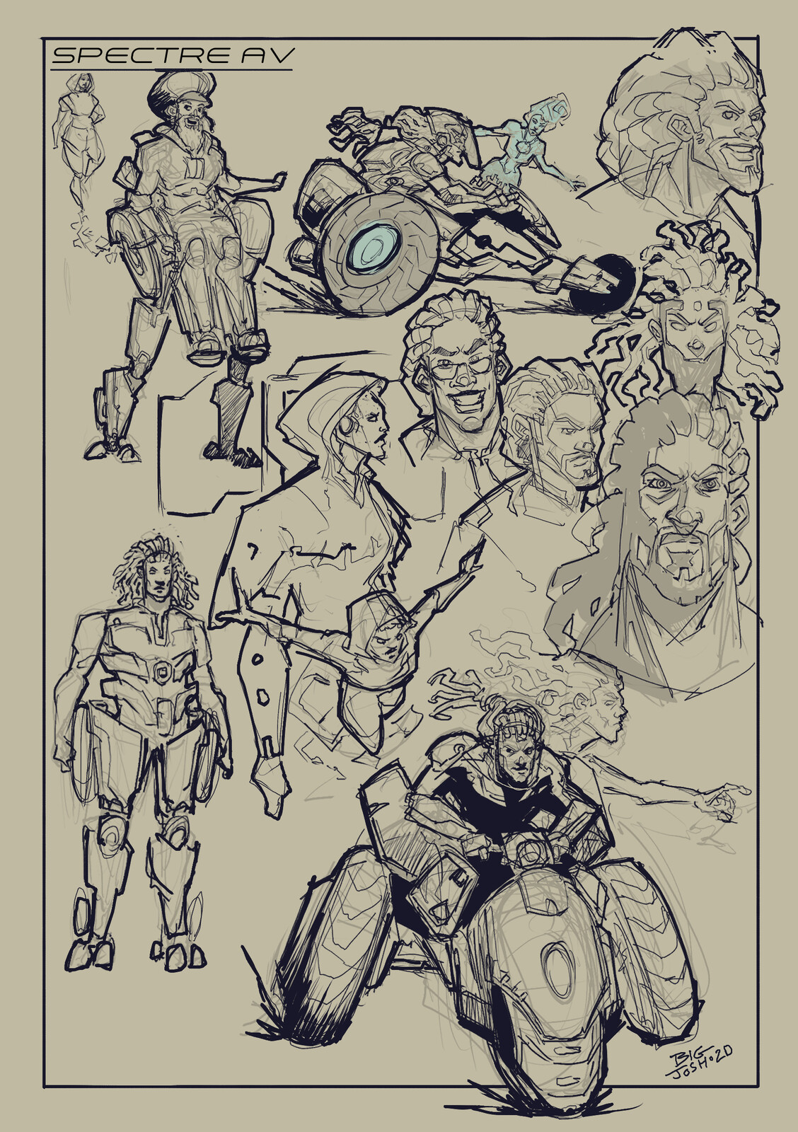 Early designs for the wheelchair