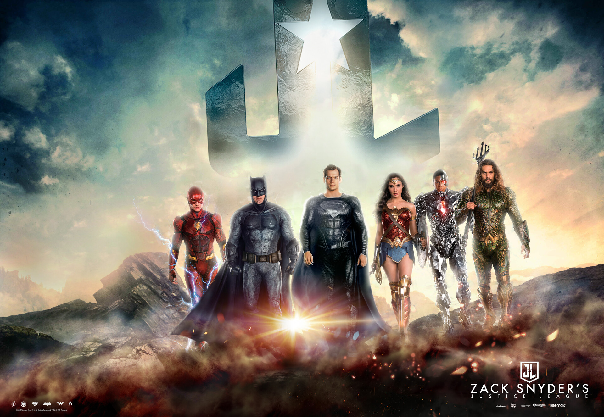 Mikhail Villarreal Zack Snyders Justice League Wallpaper Poster 