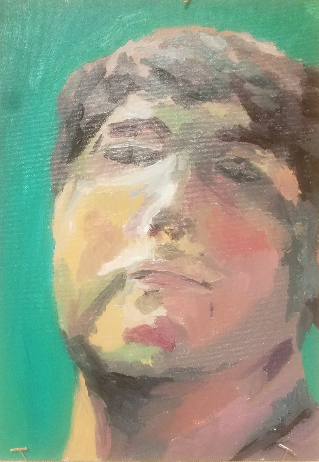 Abstract Self-Portrait 2, Oil on Canvas, 2020