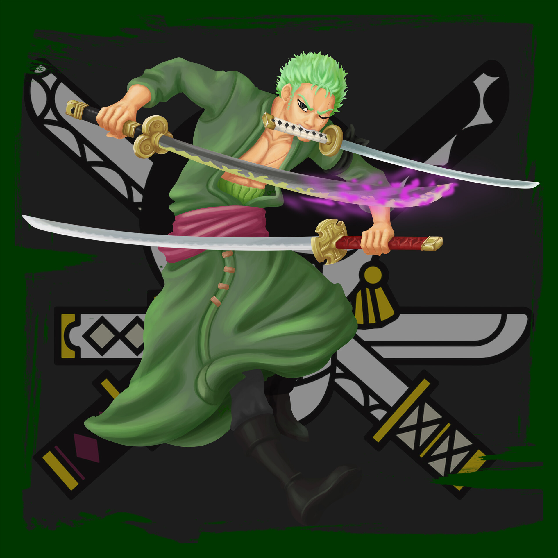 ArtStation Straw Hat Crew Swordsman Zoro