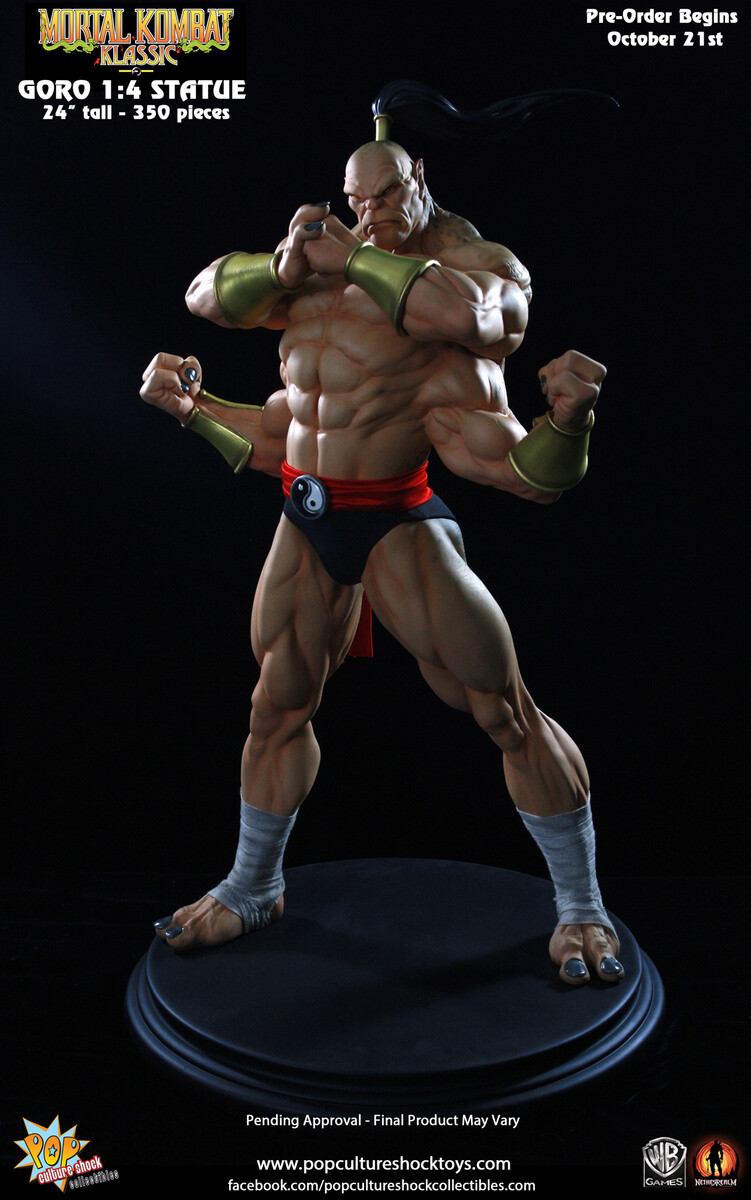 Mortal kombat outlet goro statue