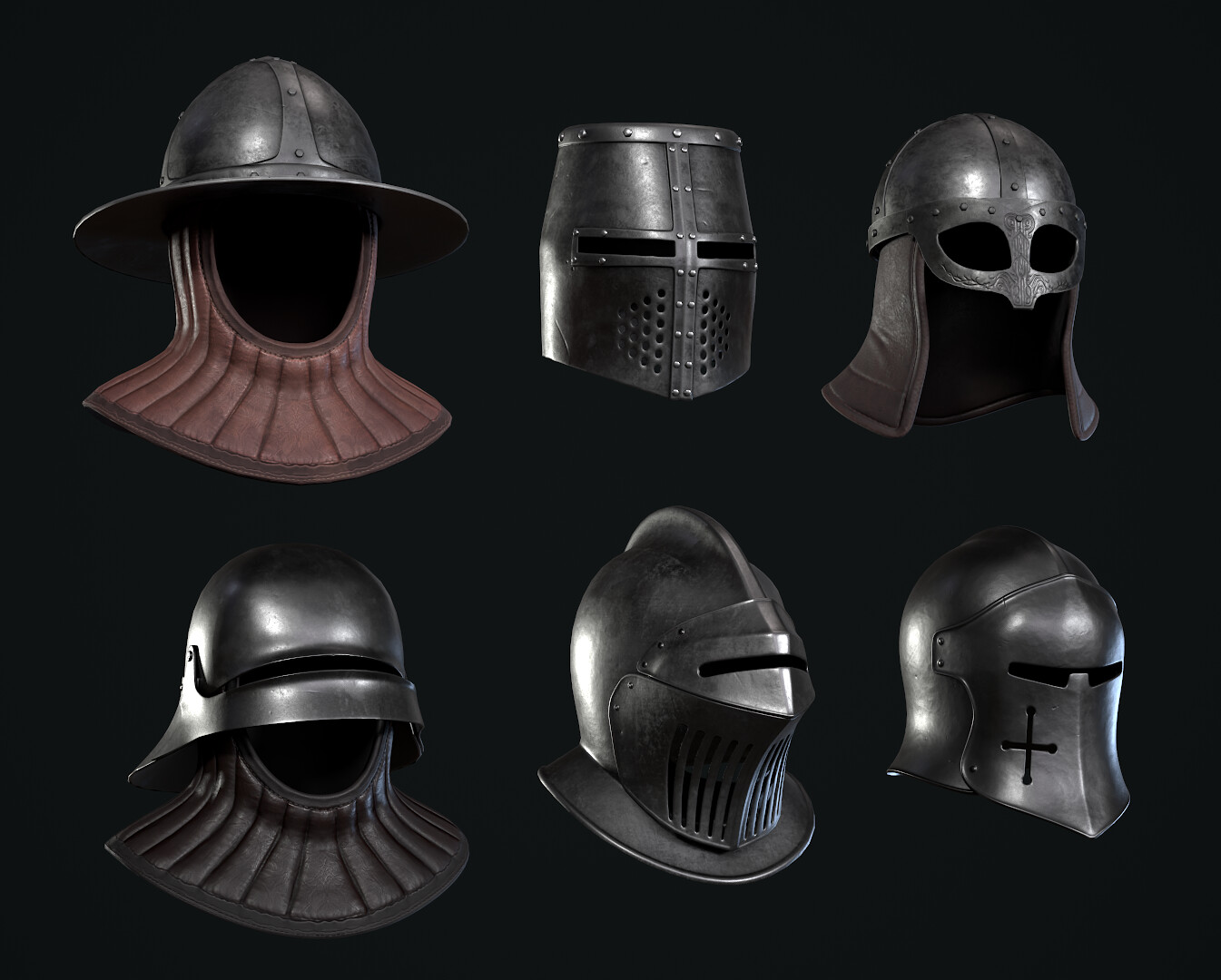 Medieval Helmets