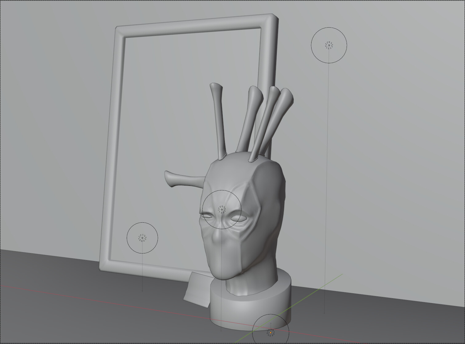 3D Printed Deadpool Knife Block for Marvel Fans - Cooking Gizmos