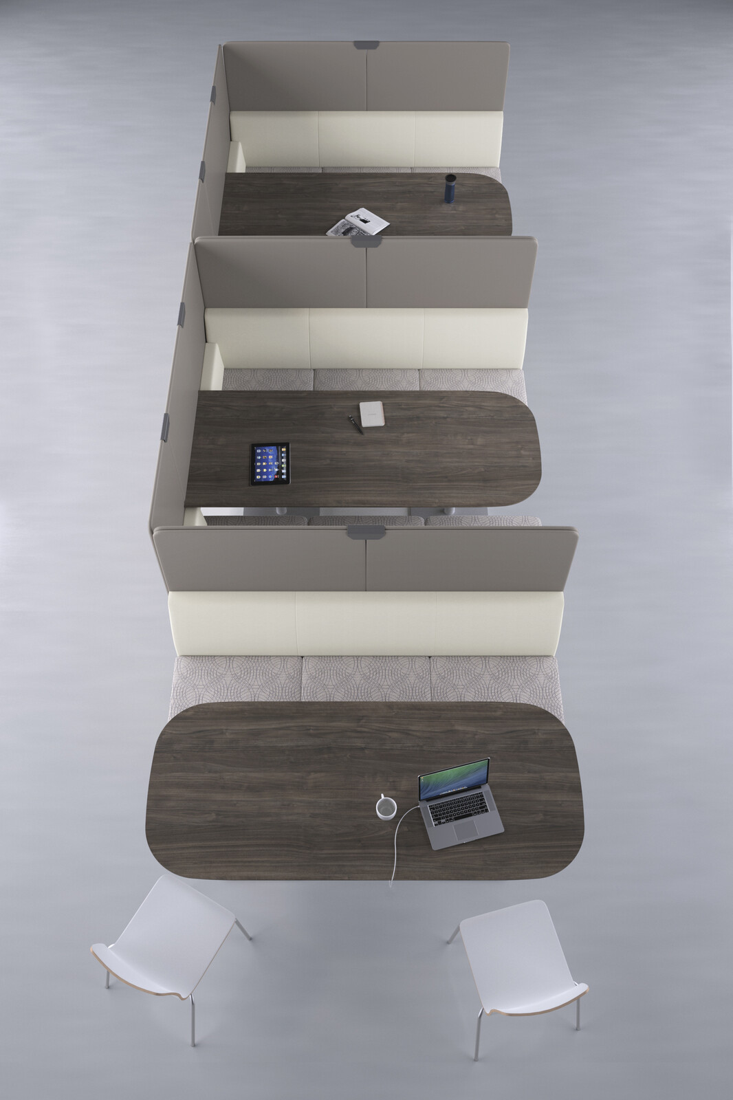 Drone Shot - Media Tables