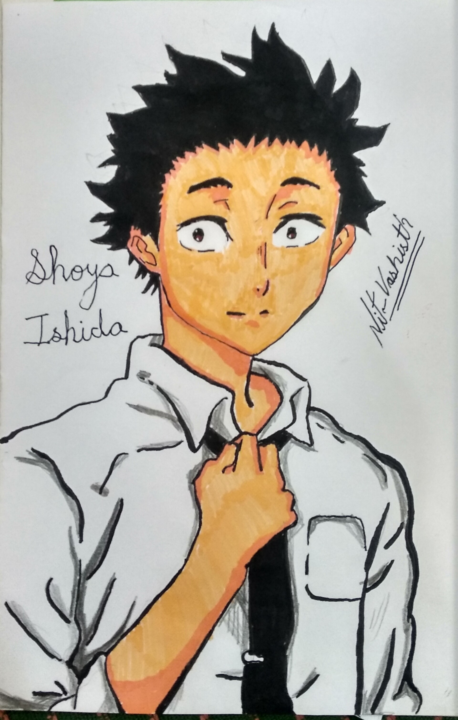 Artstation - A Silent Voice (Shoya Ishida)