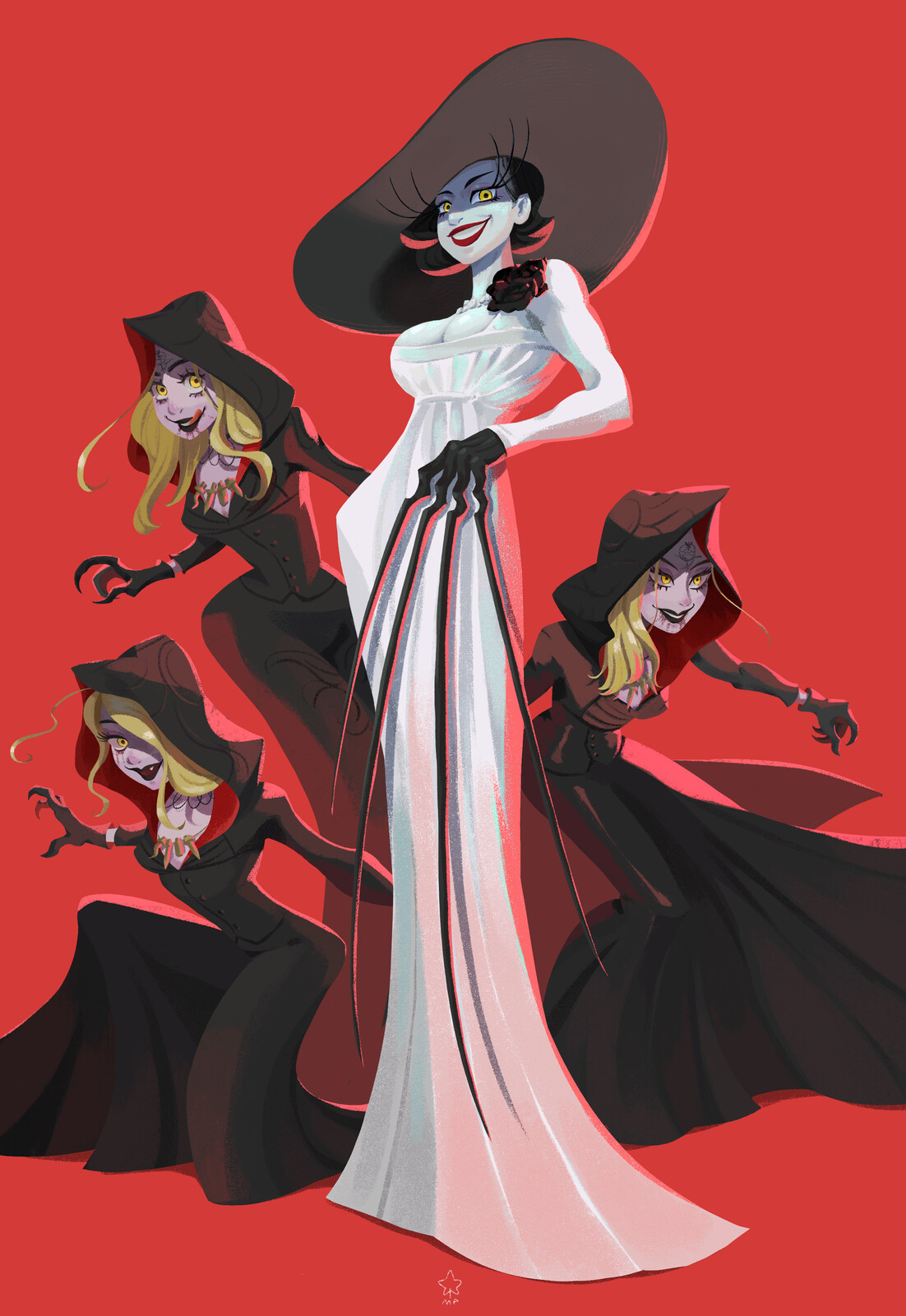 Lady Dimitrescu Daughters Fan Art