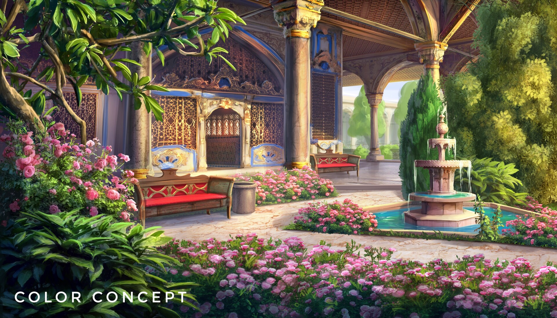 ArtStation Istanbul Location 2D Art Background artstation-istanbul-location-2d-art-background