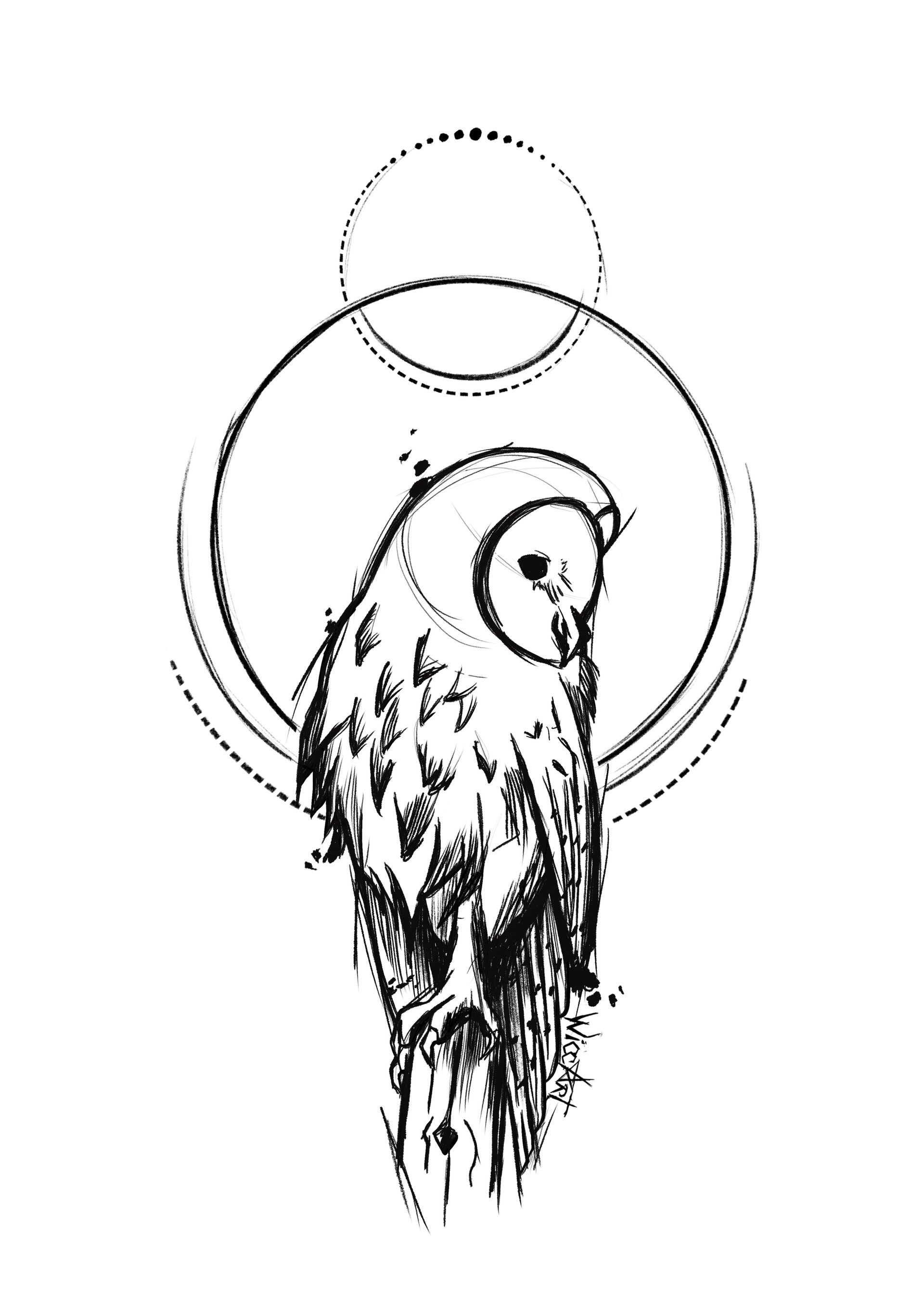 ArtStation - Geometric owl