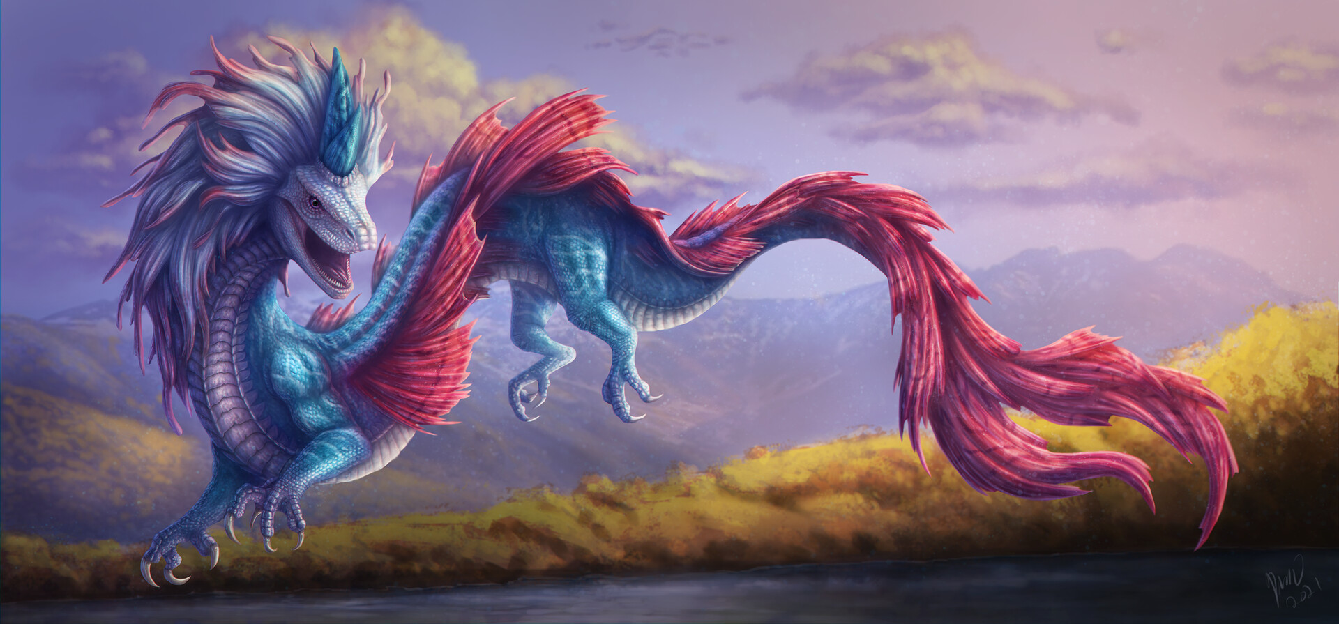 Artstation Sisu The Dragon Fanart Heather Reid