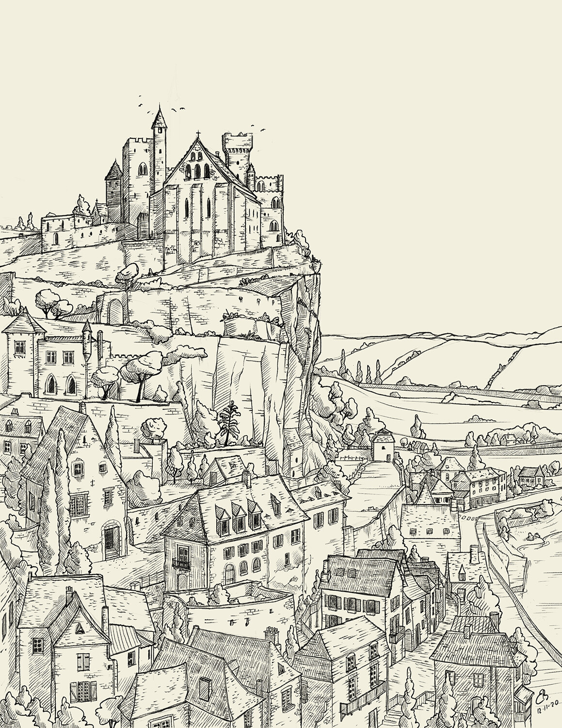 Castles's studies