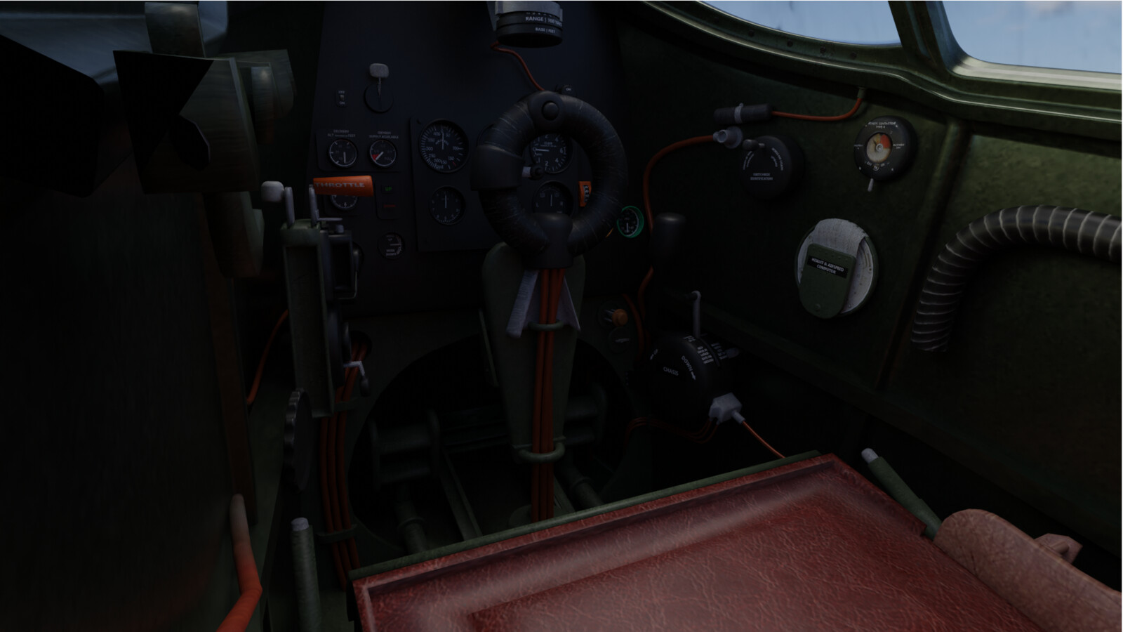Spitfire Mk1a-Cabin View