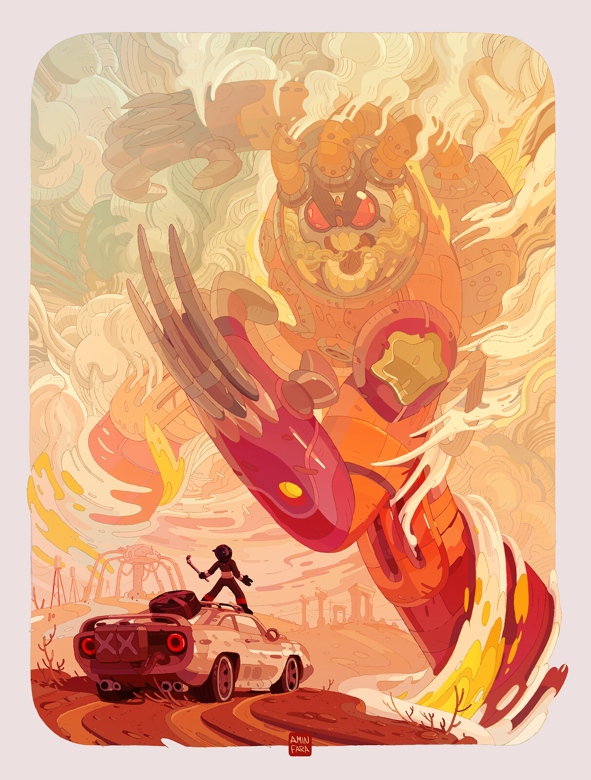 Mega-Immortal battle! color