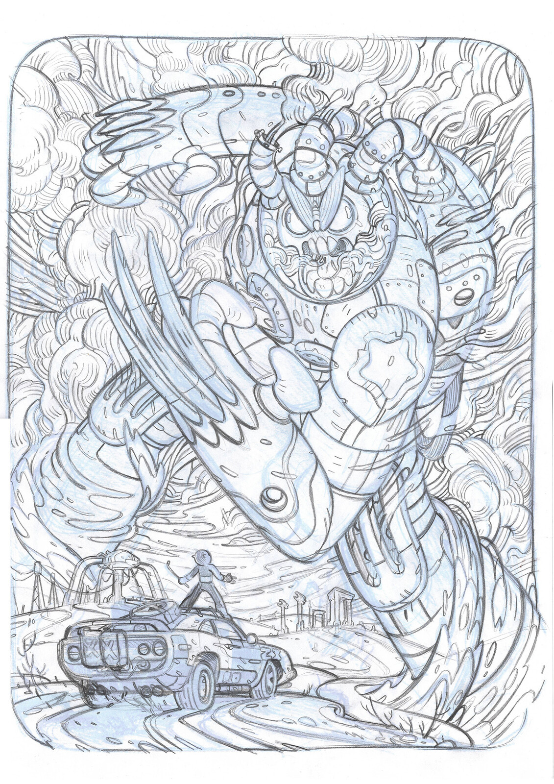 Mega-Immortal battle! ink