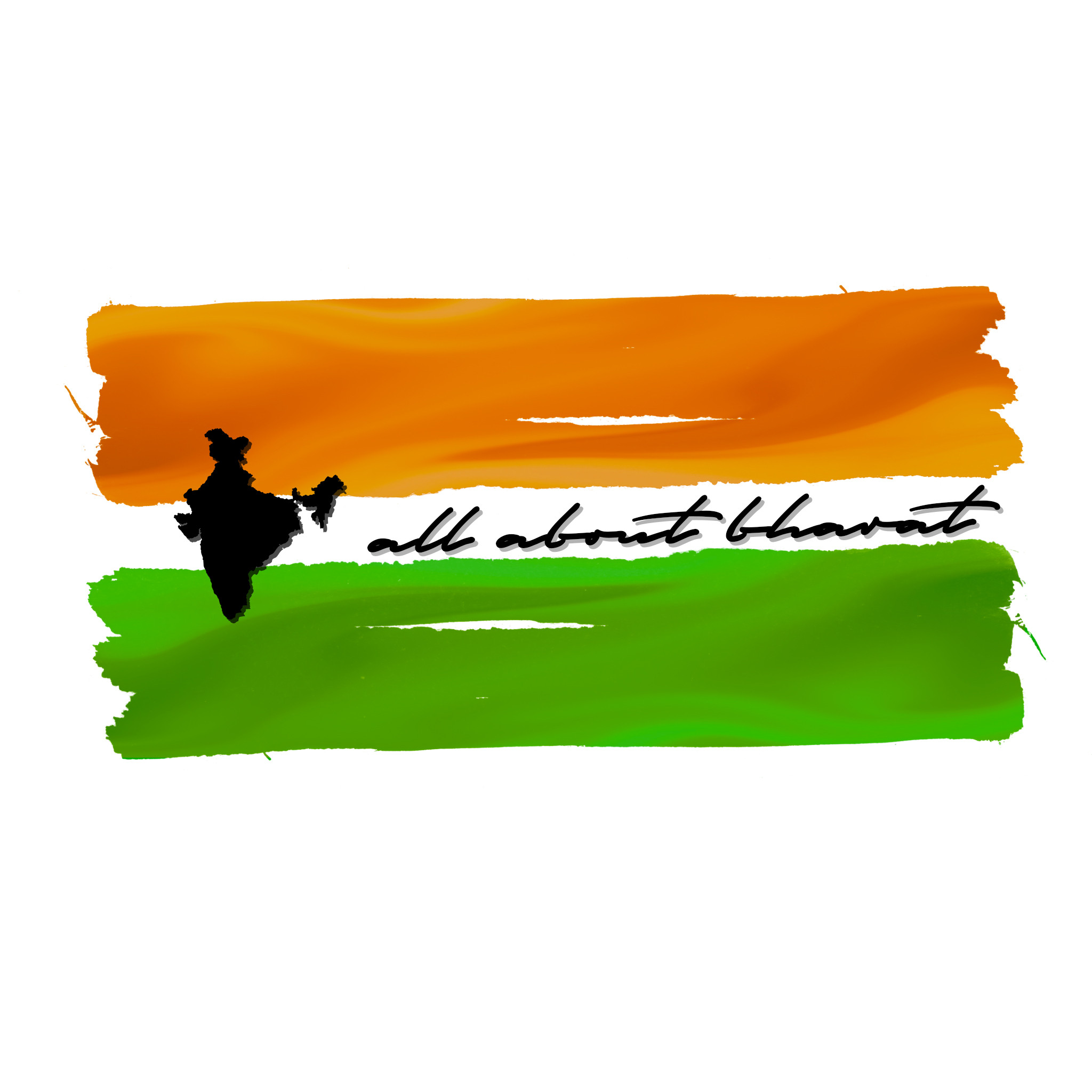 Logo Designed with keeping Indian Flag in Mind as the website is about India