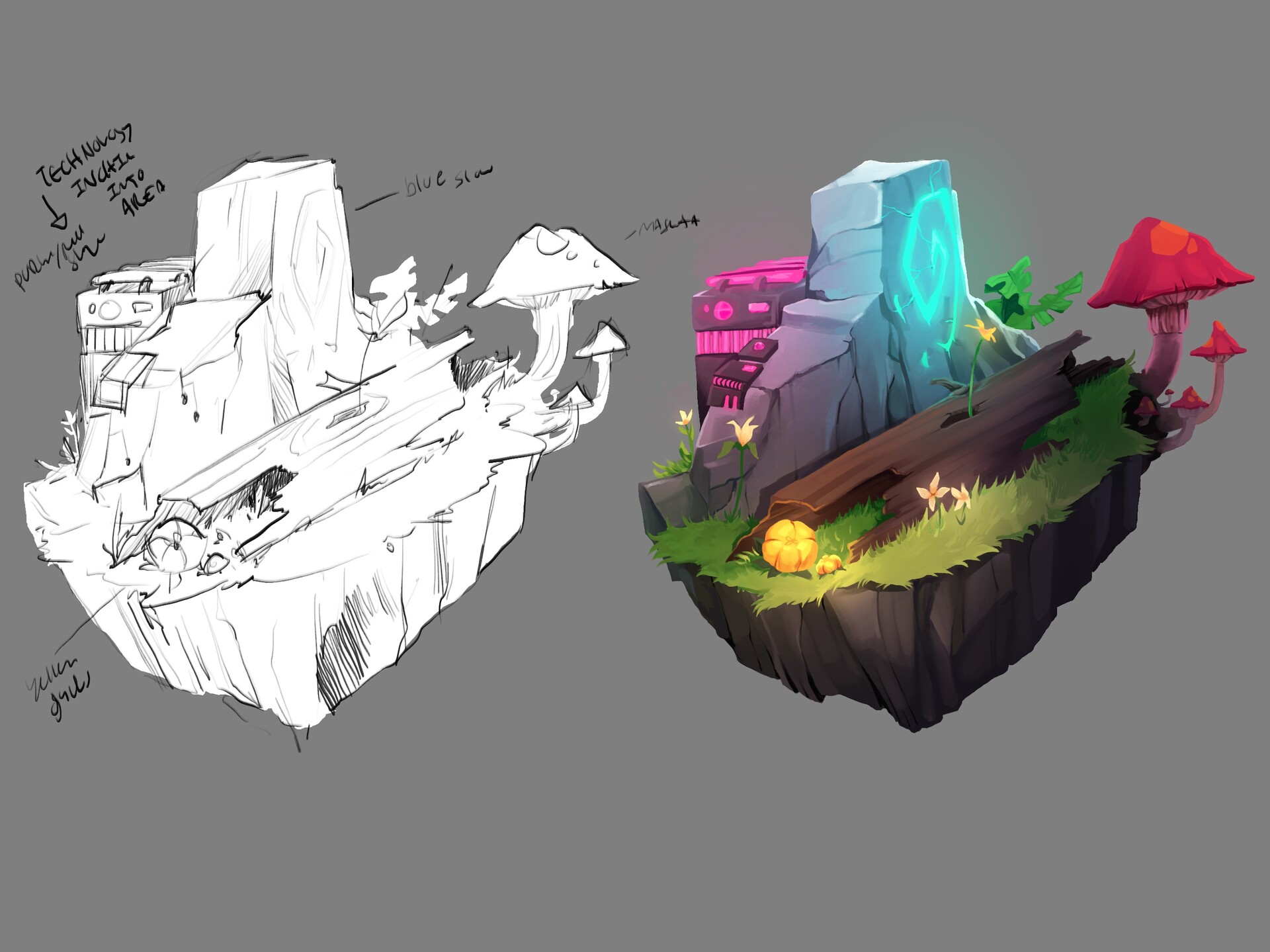 ArtStation - Fantasy environment study