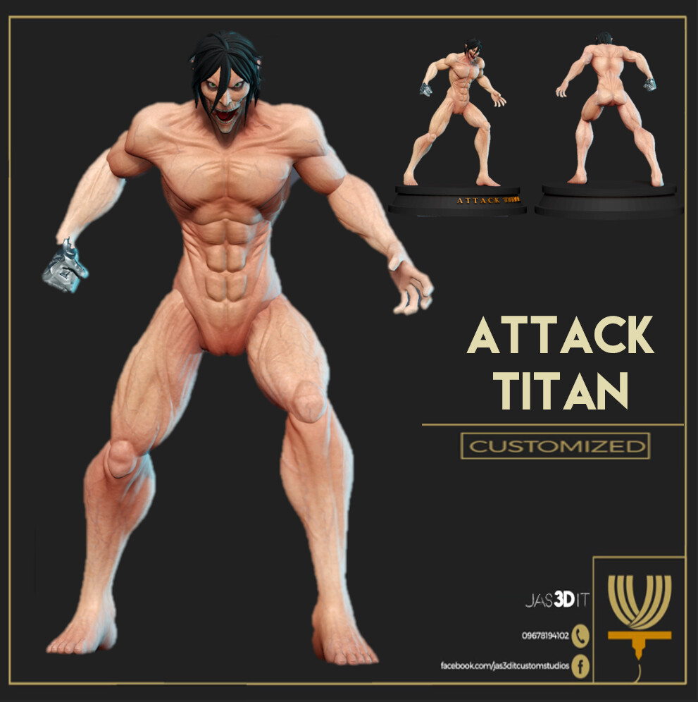ArtStation - Shingeki no Kyojin - The Attack Titan