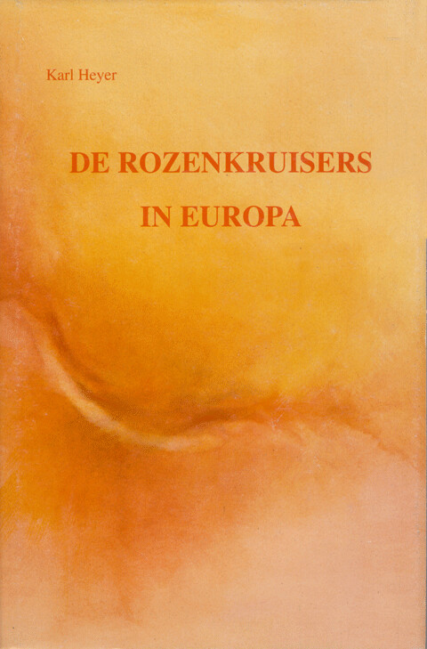 Book cover (Karl Heyer, The Rosicrucions in Europe)