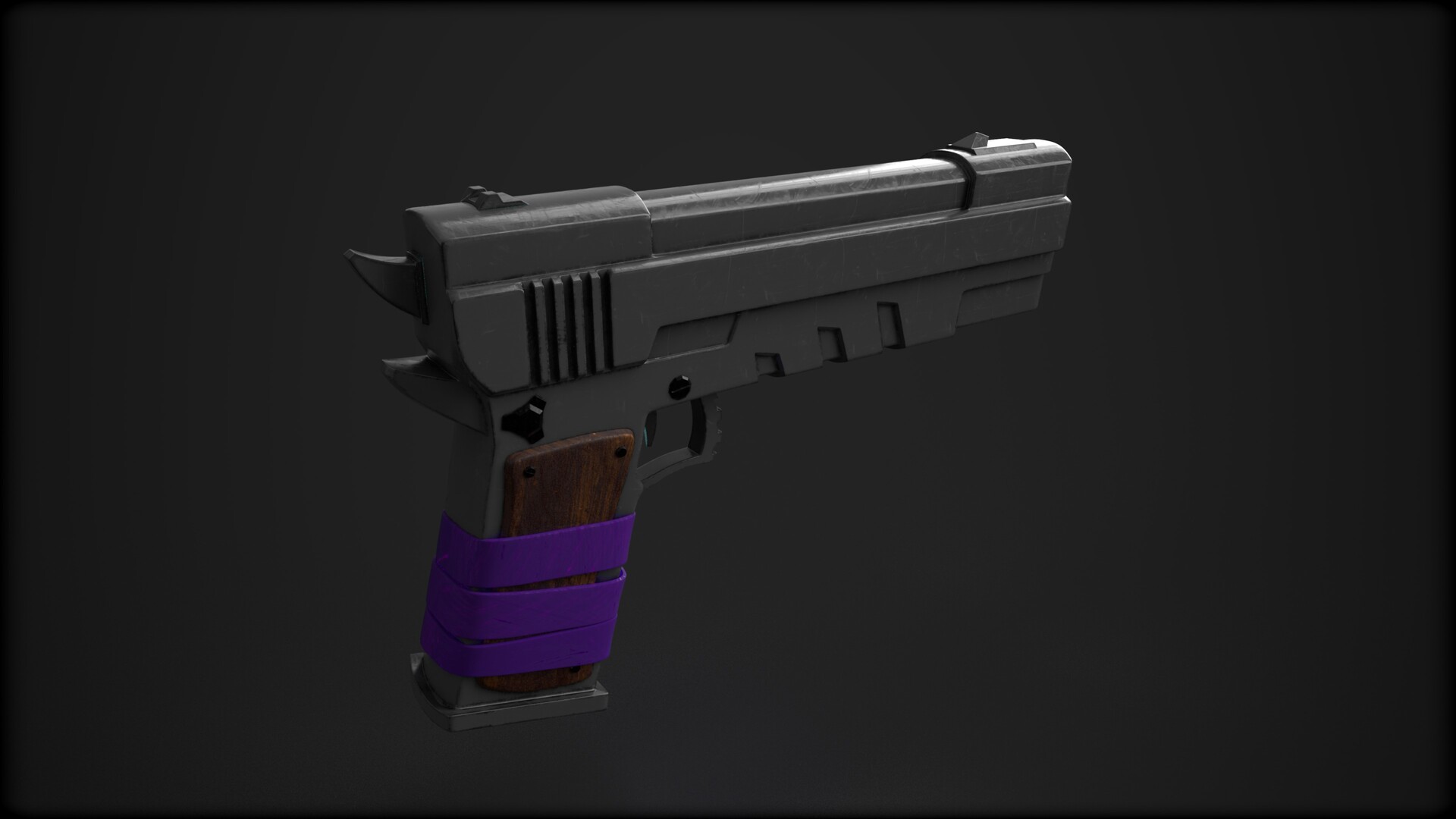 ArtStation - Pistol - LowPoly