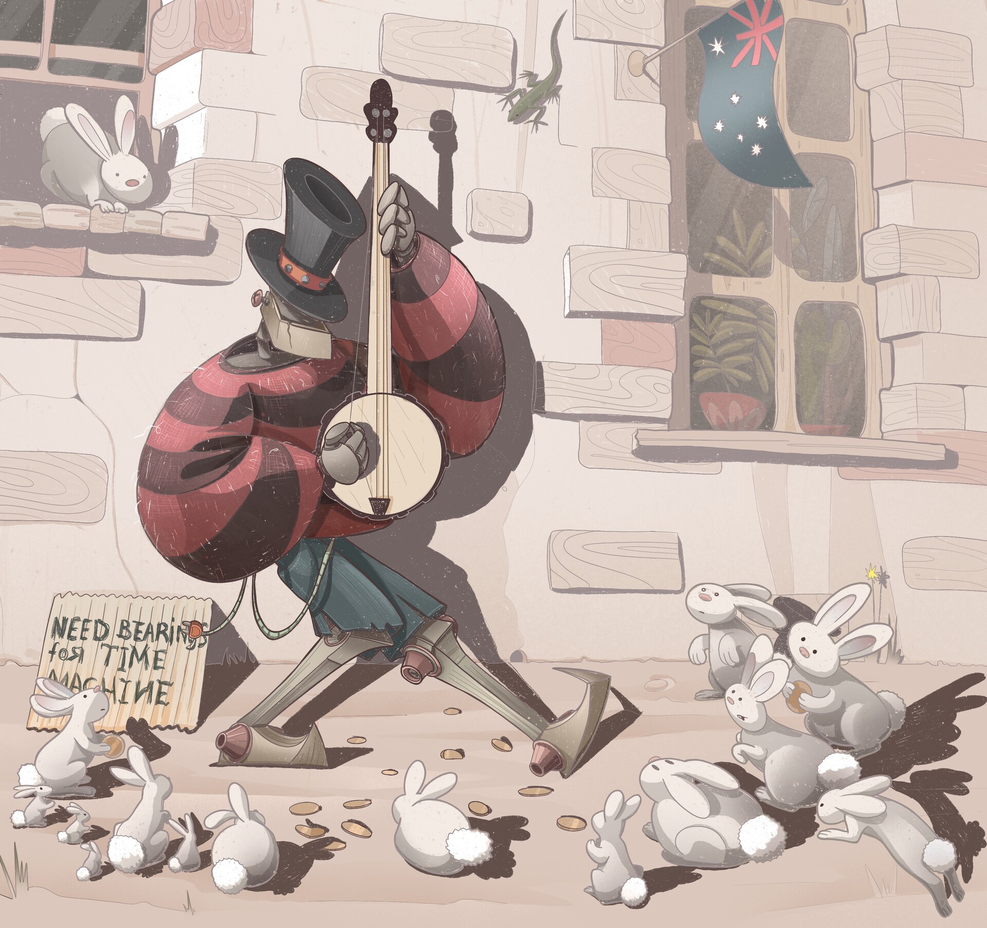 ArtStation The rabbit catcher