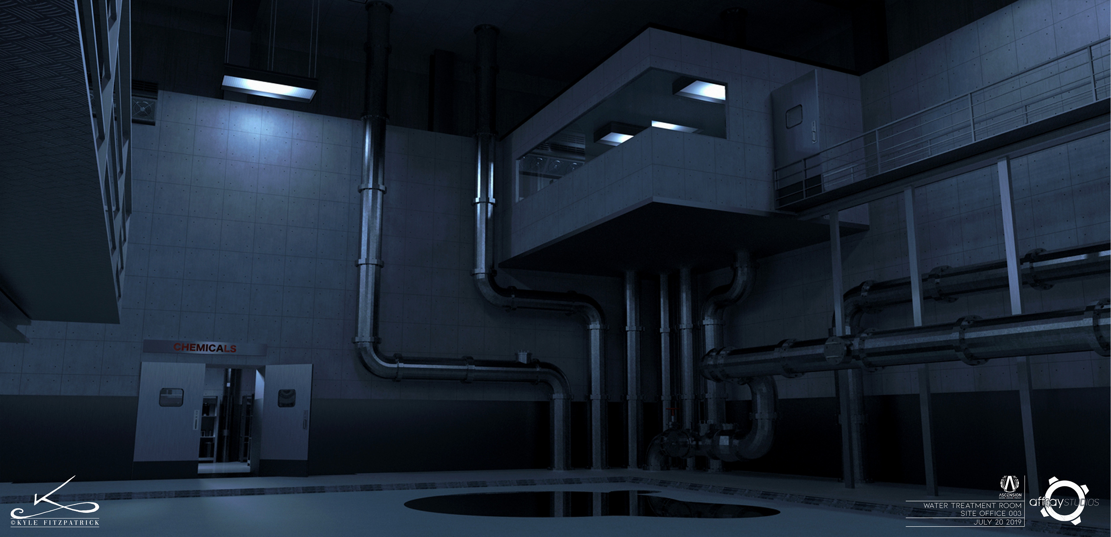 ArtStation - SCP: Pandemic (SCP-008 Containment Chamber) - 2019