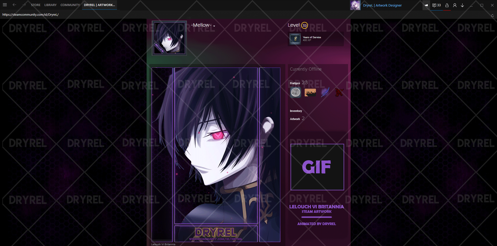 Artstation Lelouch Vi Britannia Code Geass Animated Steam Artwork Gokdeniz Cetin Artstation Lelouch Vi Britannia Code Geass Animated Steam Artwork Gokdeniz Cetin