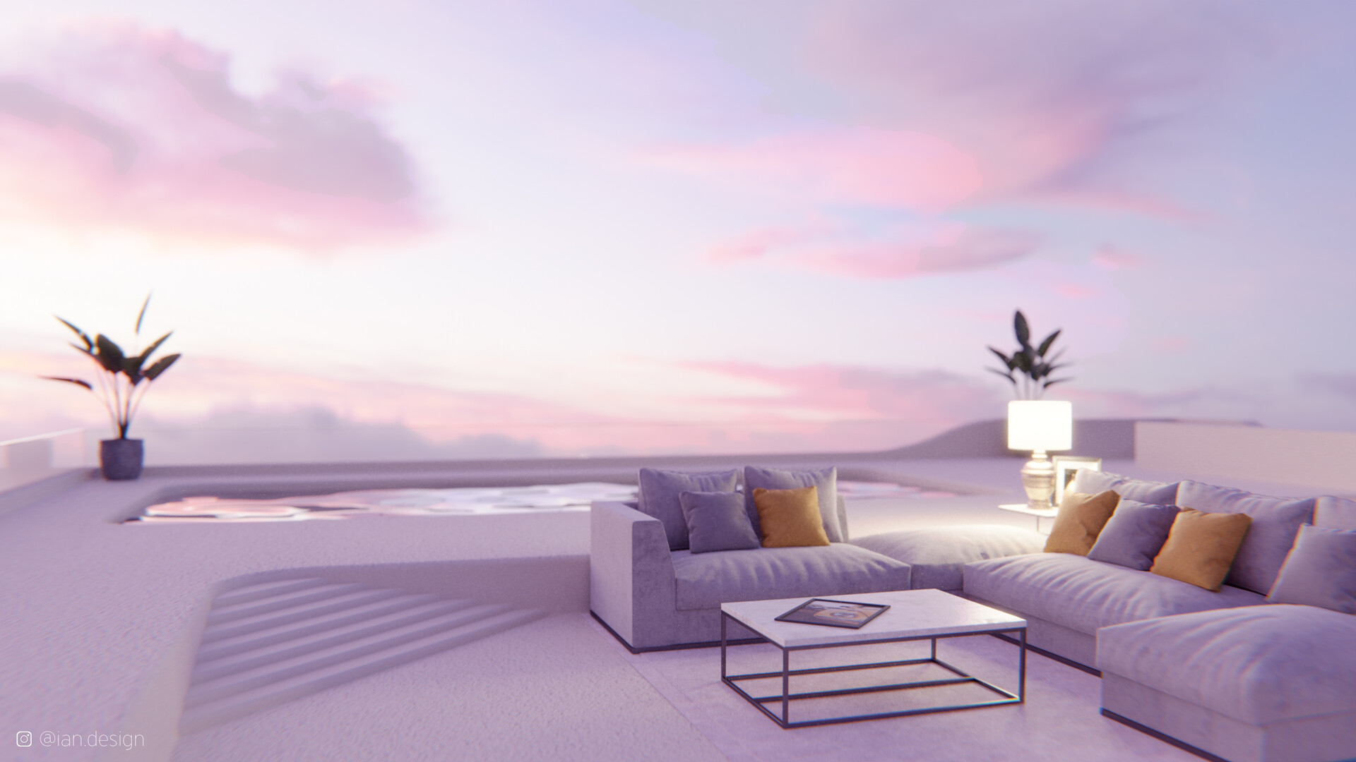 ArtStation Rooftop Clouds