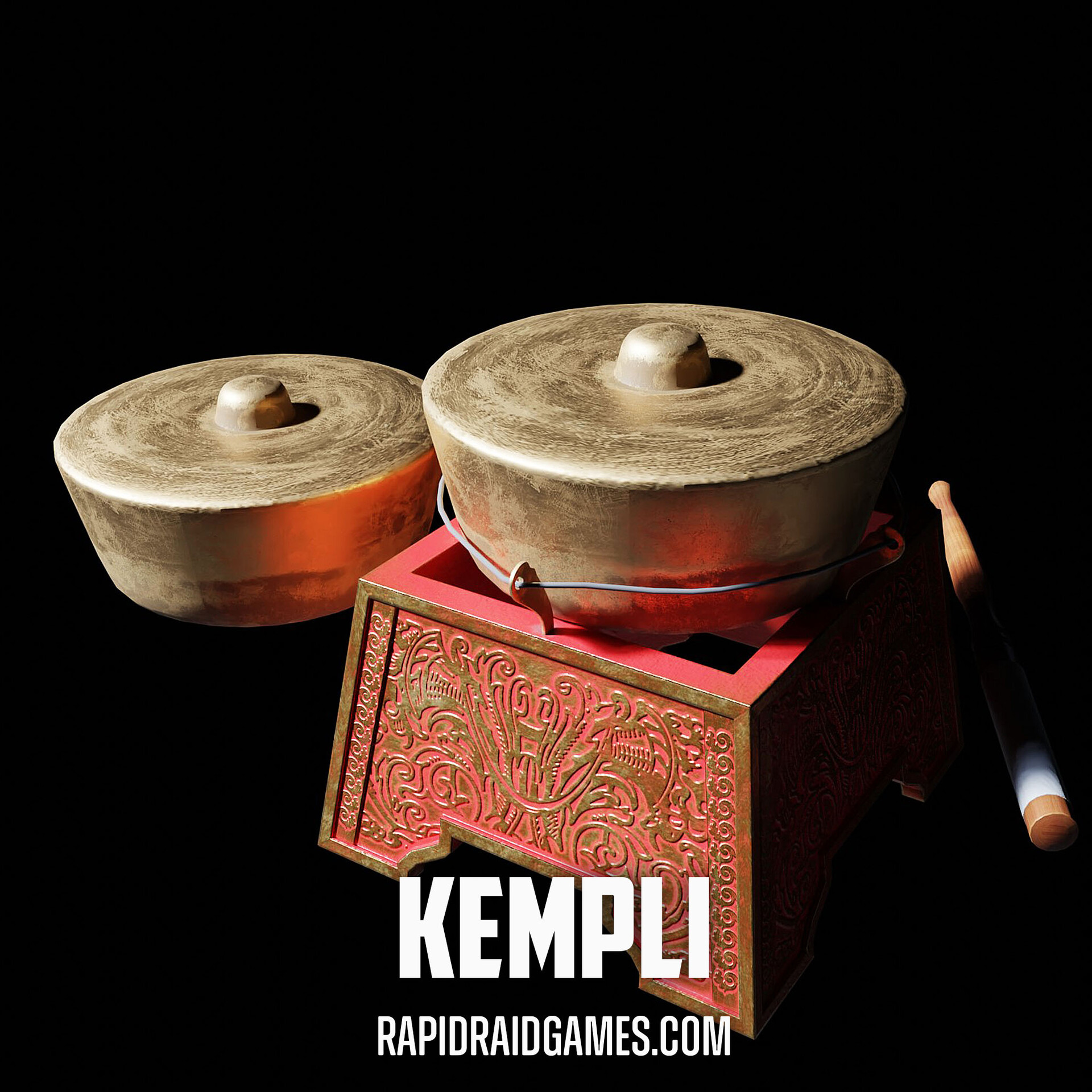 ArtStation Traditional Bali musical instruments