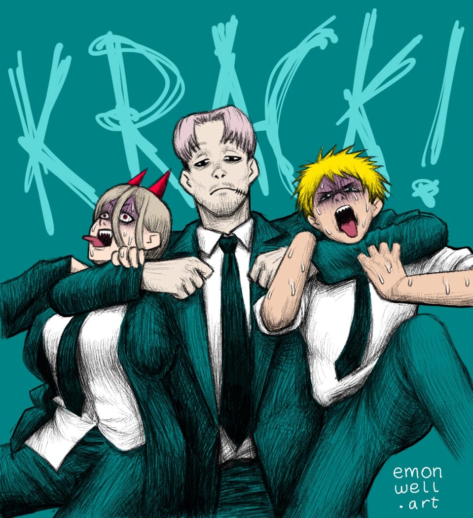 ArtStation Power, Kishibe, Denji Chainsaw Man