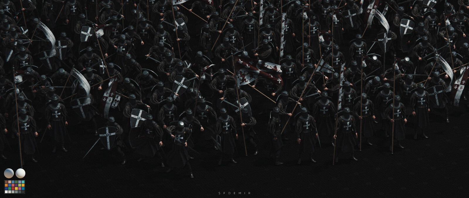 Preparing For War Scene - Shot 05 - With Machbet (Lightning Setup)