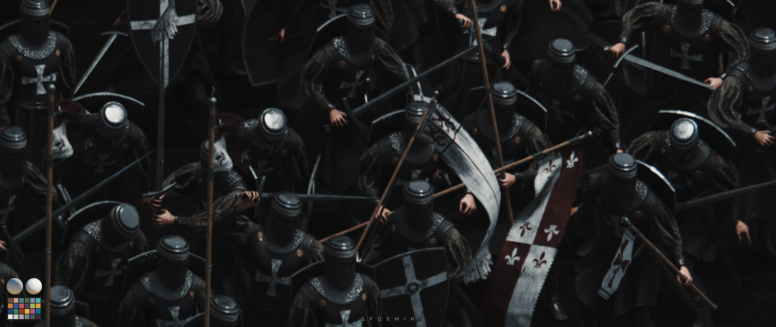 Preparing For War Scene - Shot 07 - With Machbet (Lightning Setup)