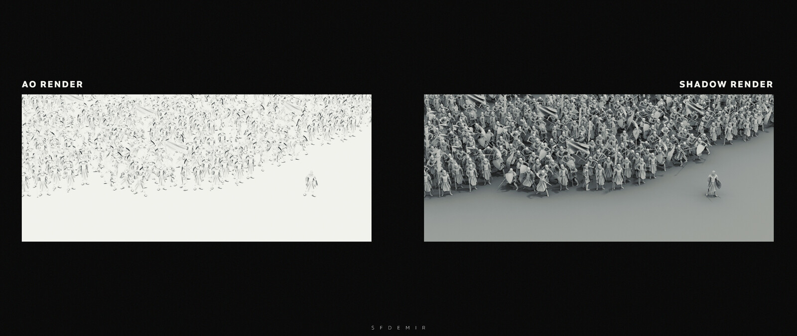 AO &amp; Shadow Render Pass