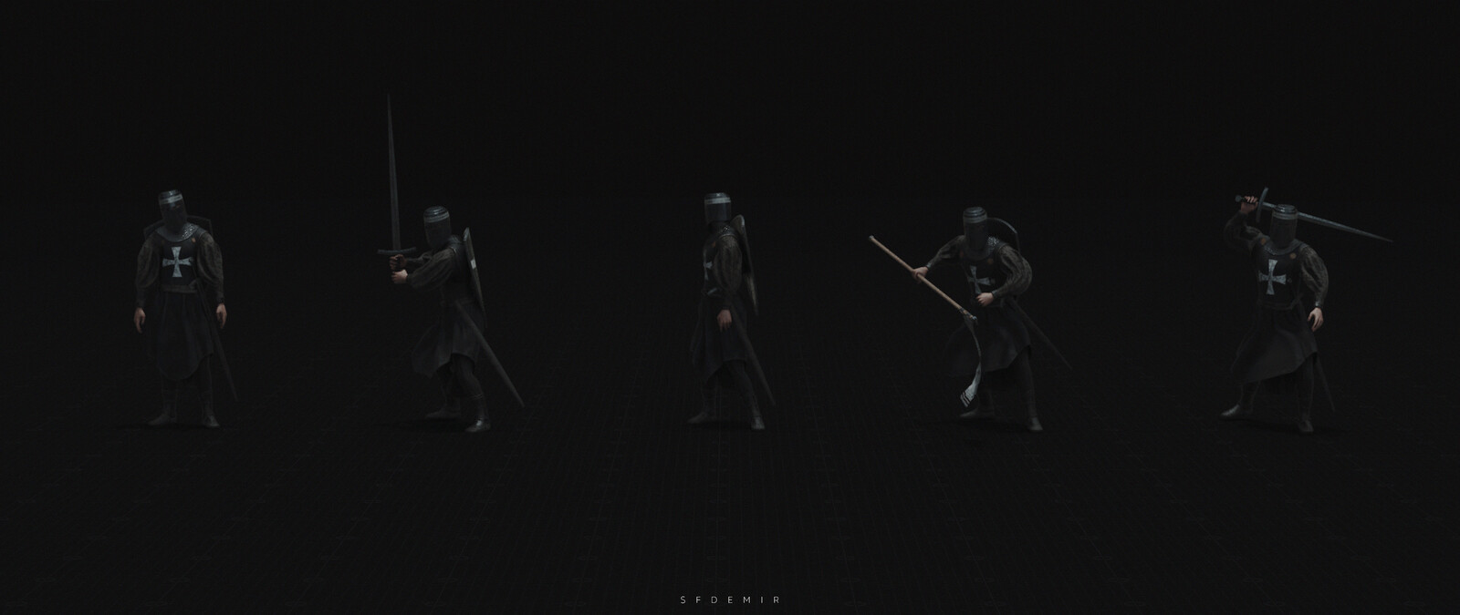 Templar Pose Pack 01