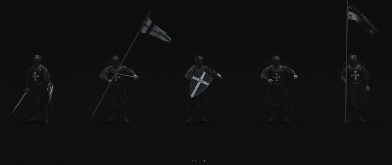 Templar Pose Pack 02