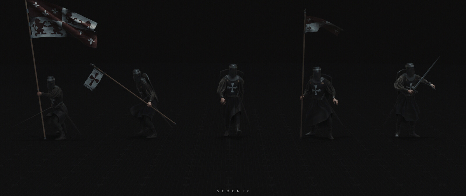 Templar Pose Pack 08