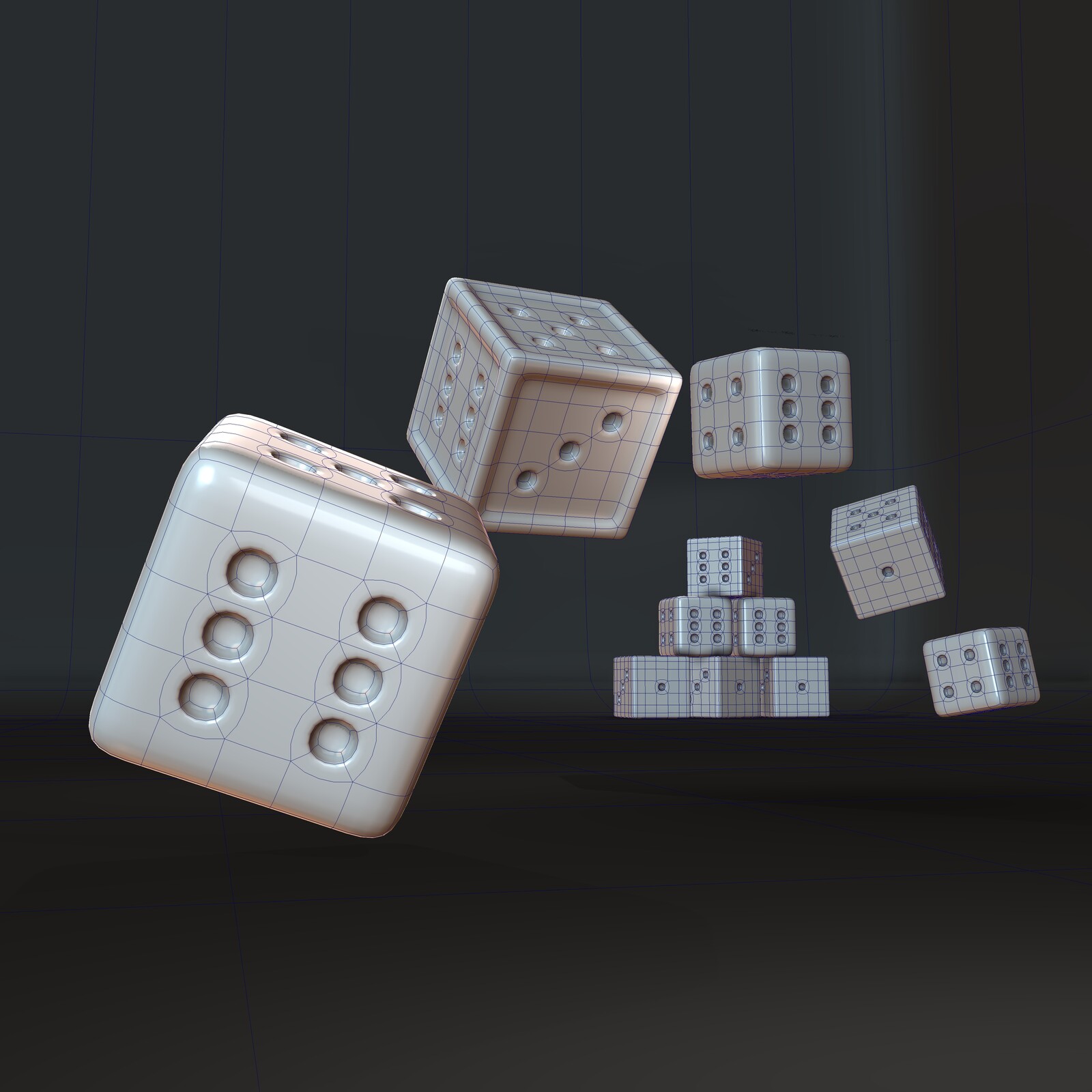 Lucas Skidmore 3D Dice Models