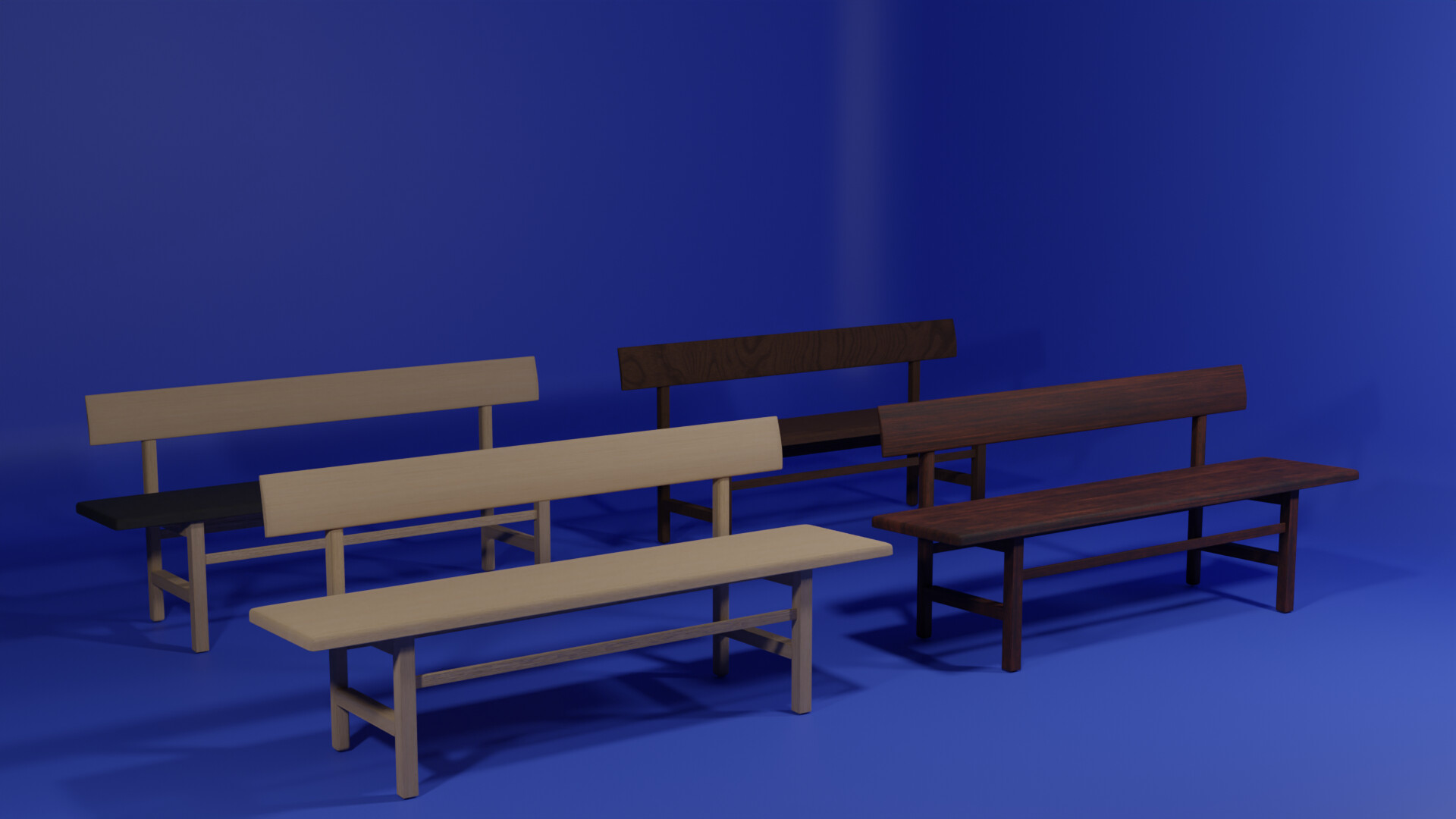 ArtStation - 3D Benches with Texture