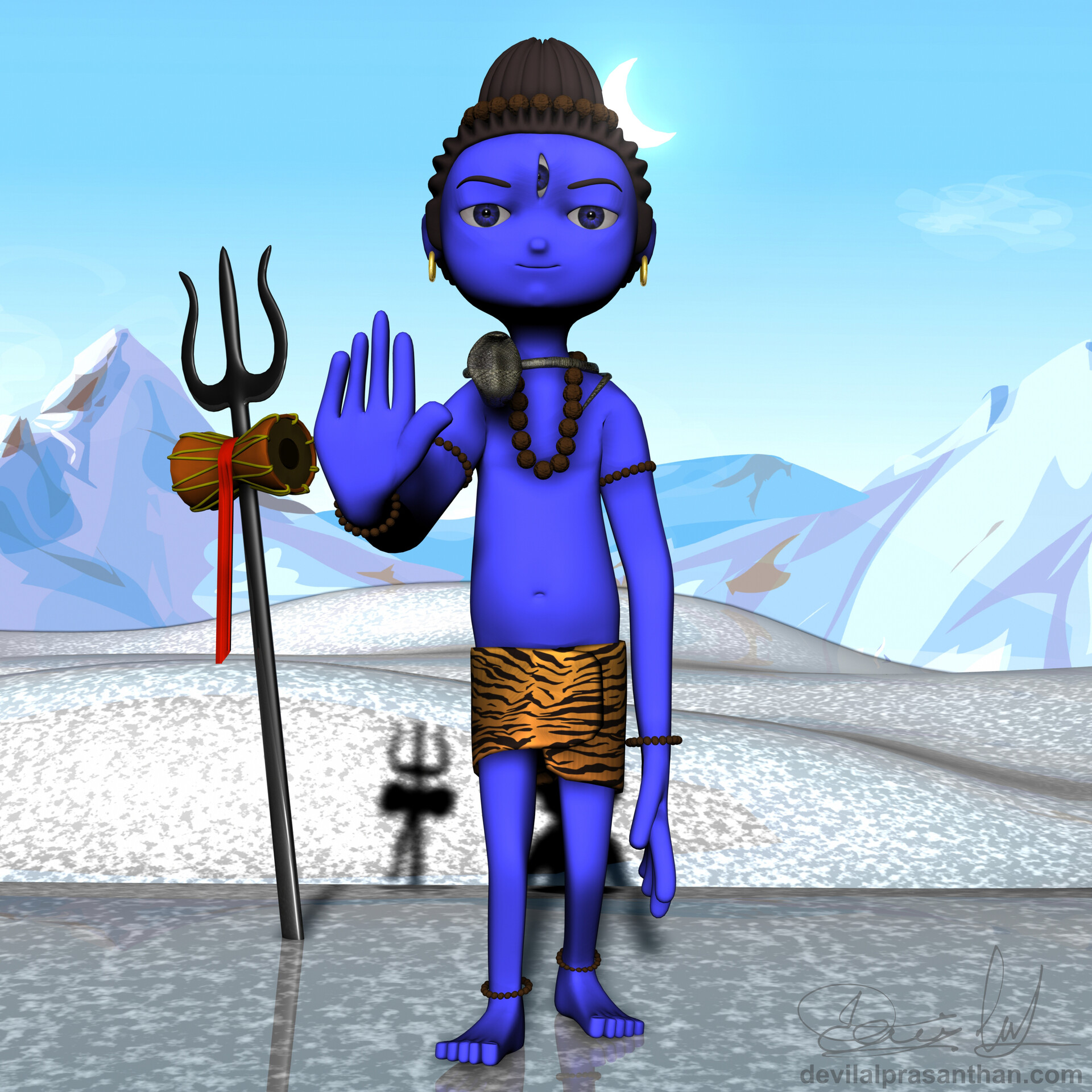 ArtStation - Little Lord Shiva