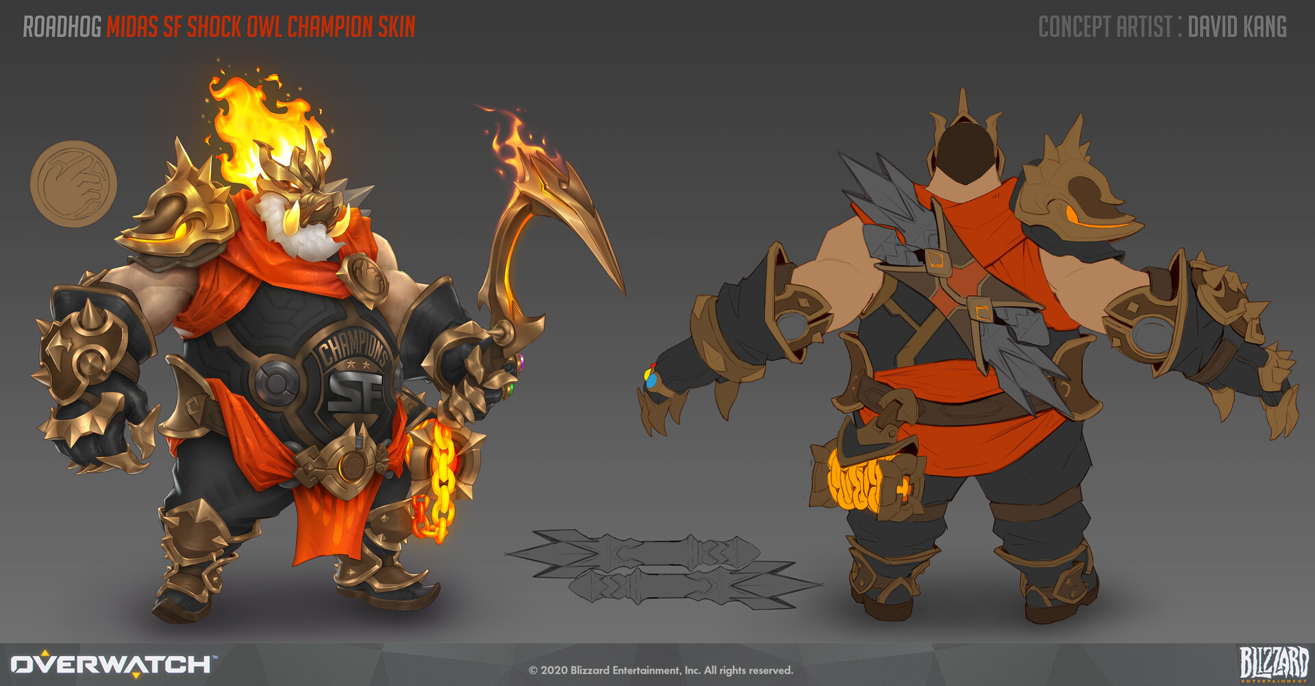Midas Roadhog Skin Artstation Owl Sf Shock Champions Midas Roadhog Skin Dkang owl sf shock champions midas roadhog