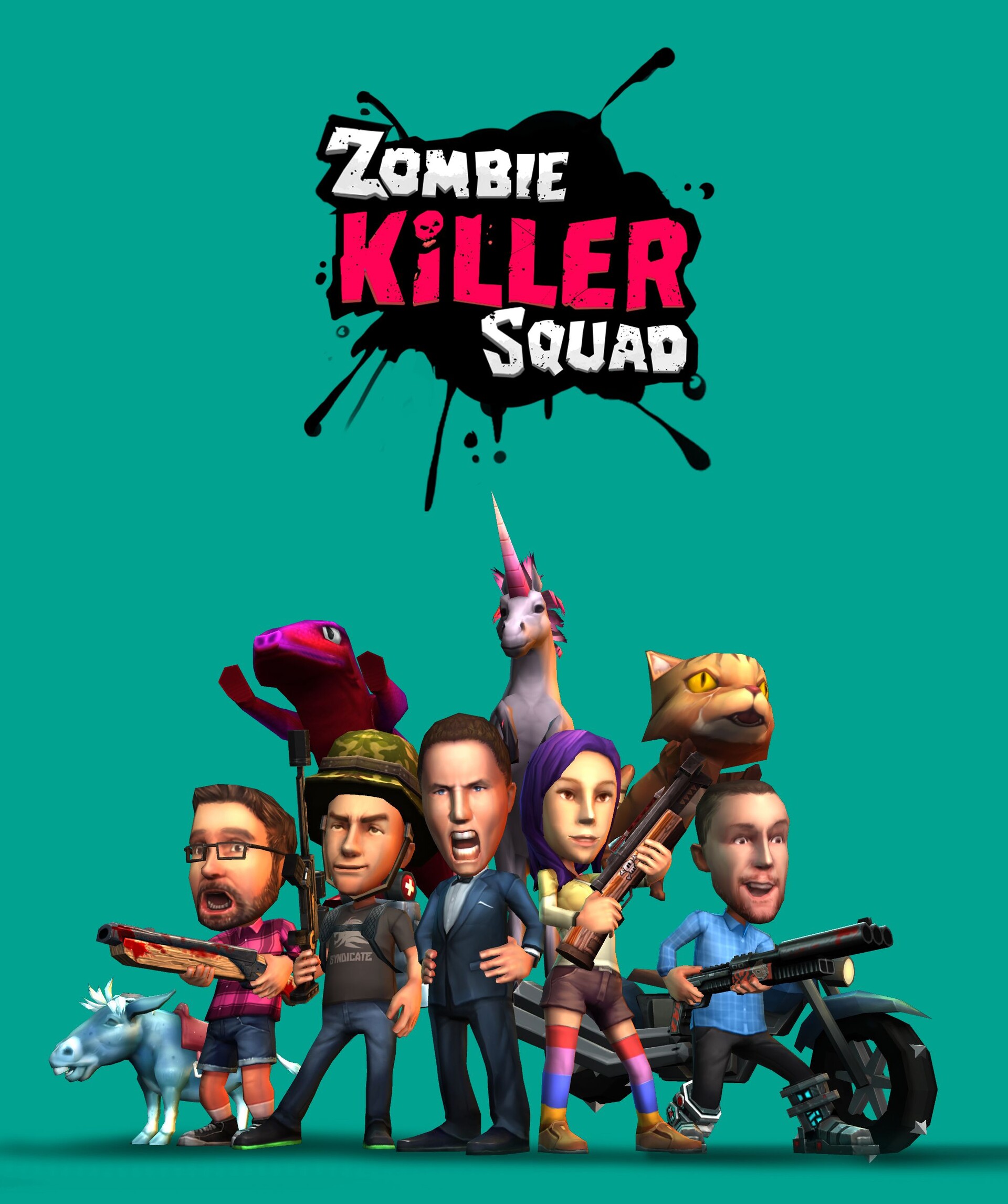Artstation Zombie Killer Squad Projcet